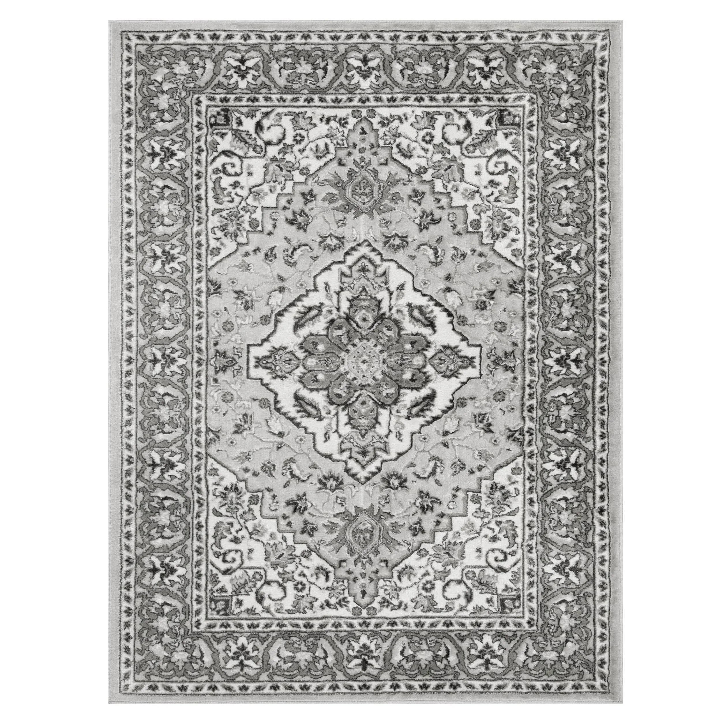 Superior Glendale Floral Medallion Indoor Area Rug