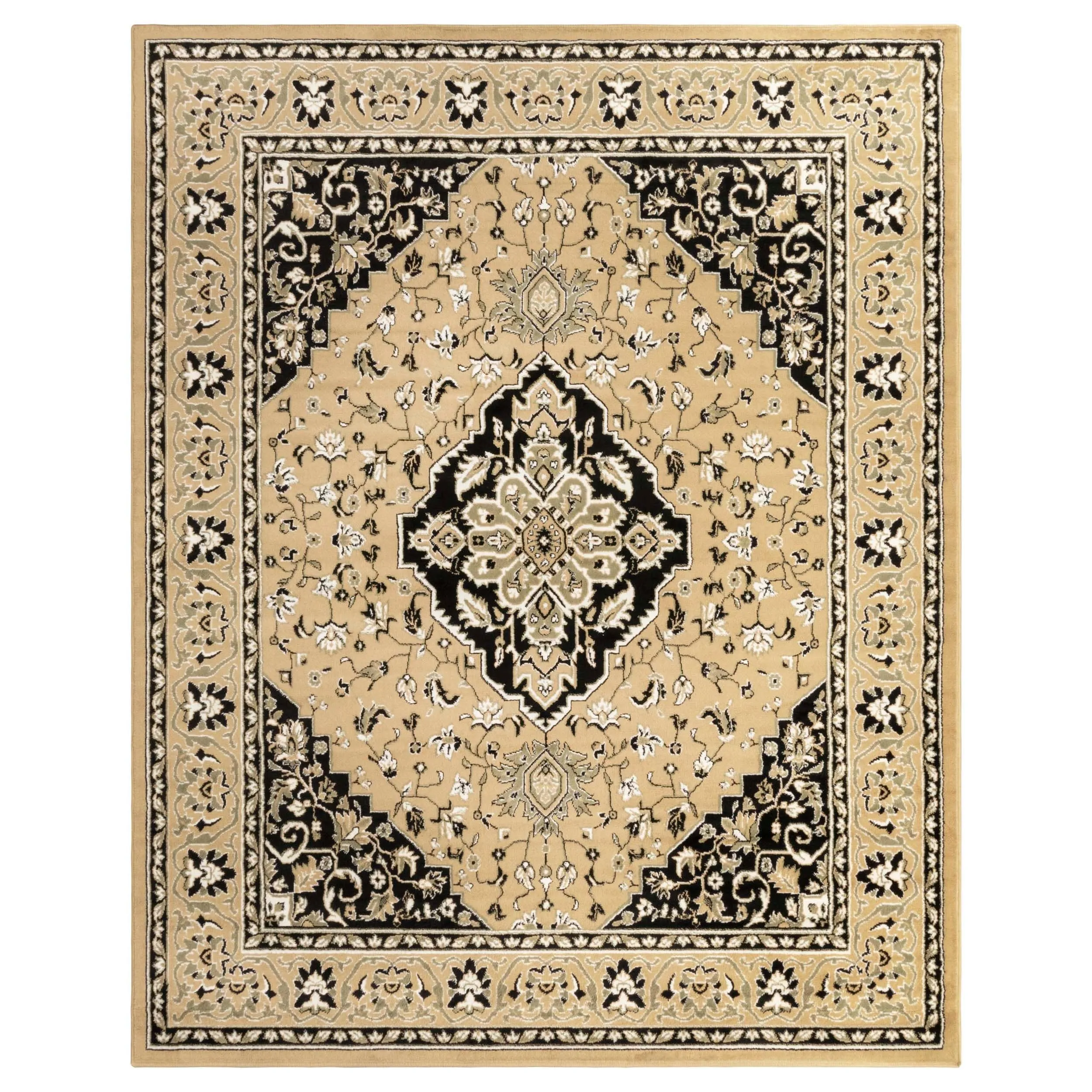 Superior Glendale Floral Medallion Indoor Area Rug