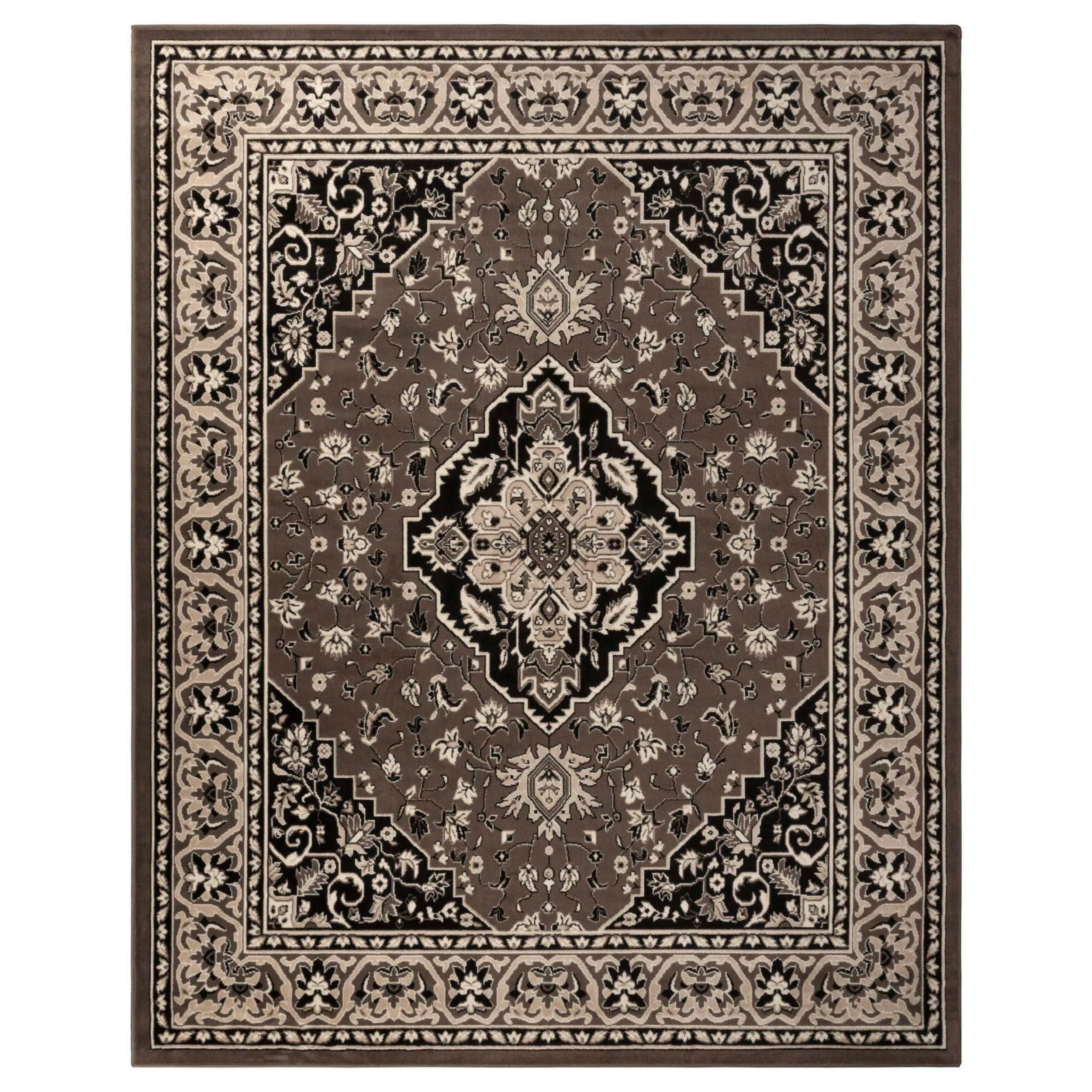 Superior Glendale Floral Medallion Indoor Area Rug