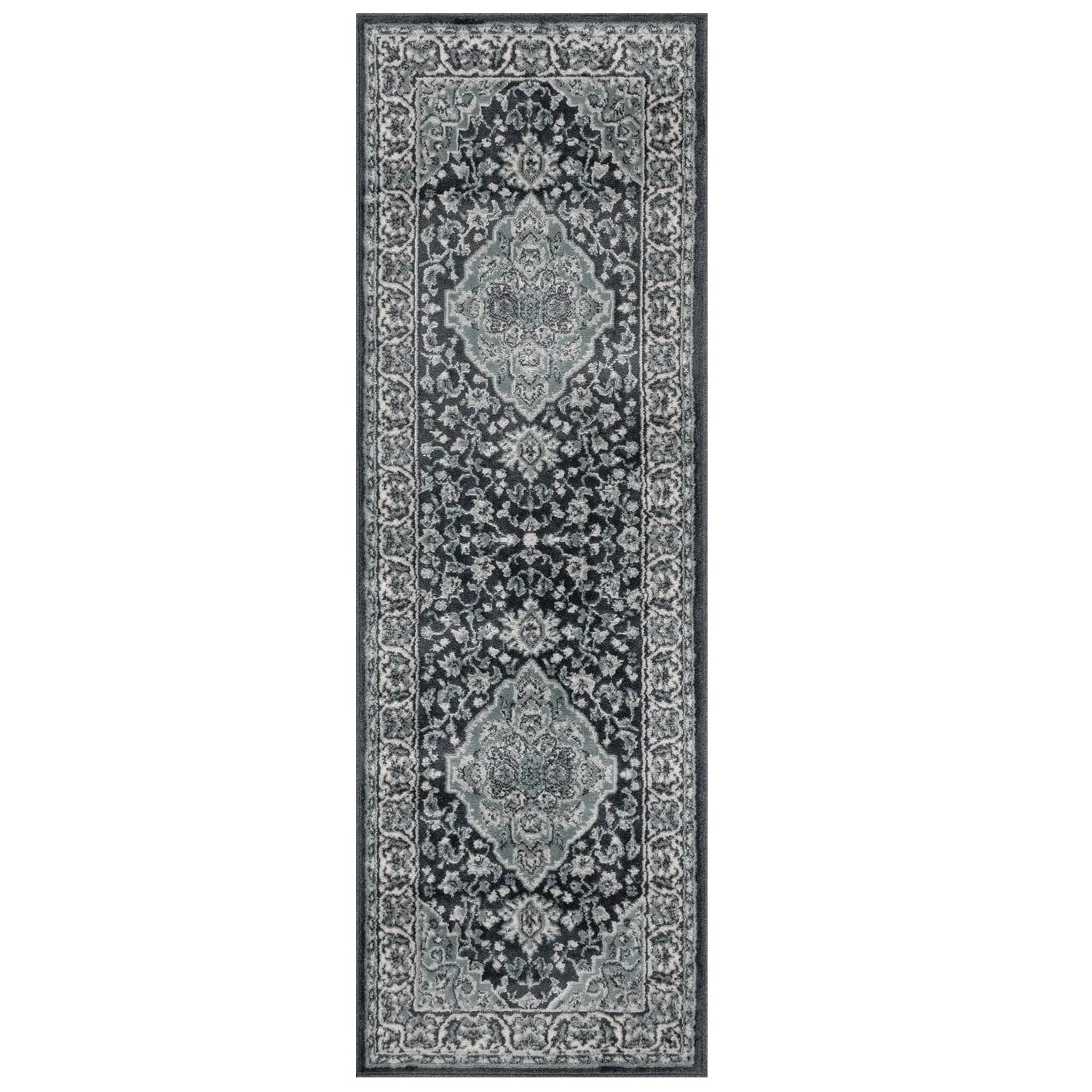 Superior Glendale Floral Medallion Indoor Area Rug