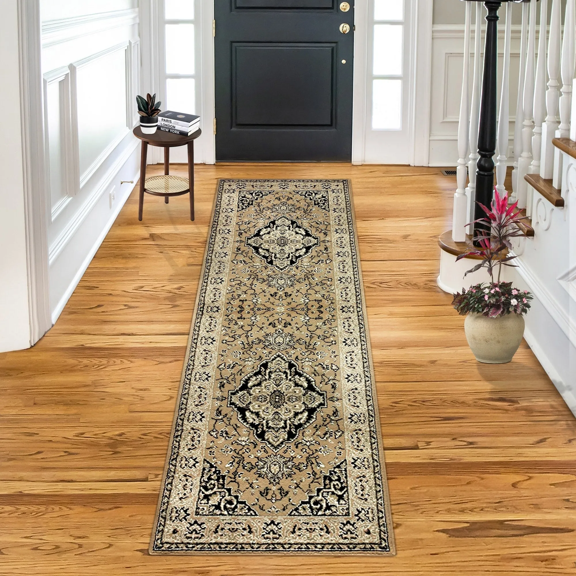 Superior Glendale Floral Medallion Indoor Area Rug