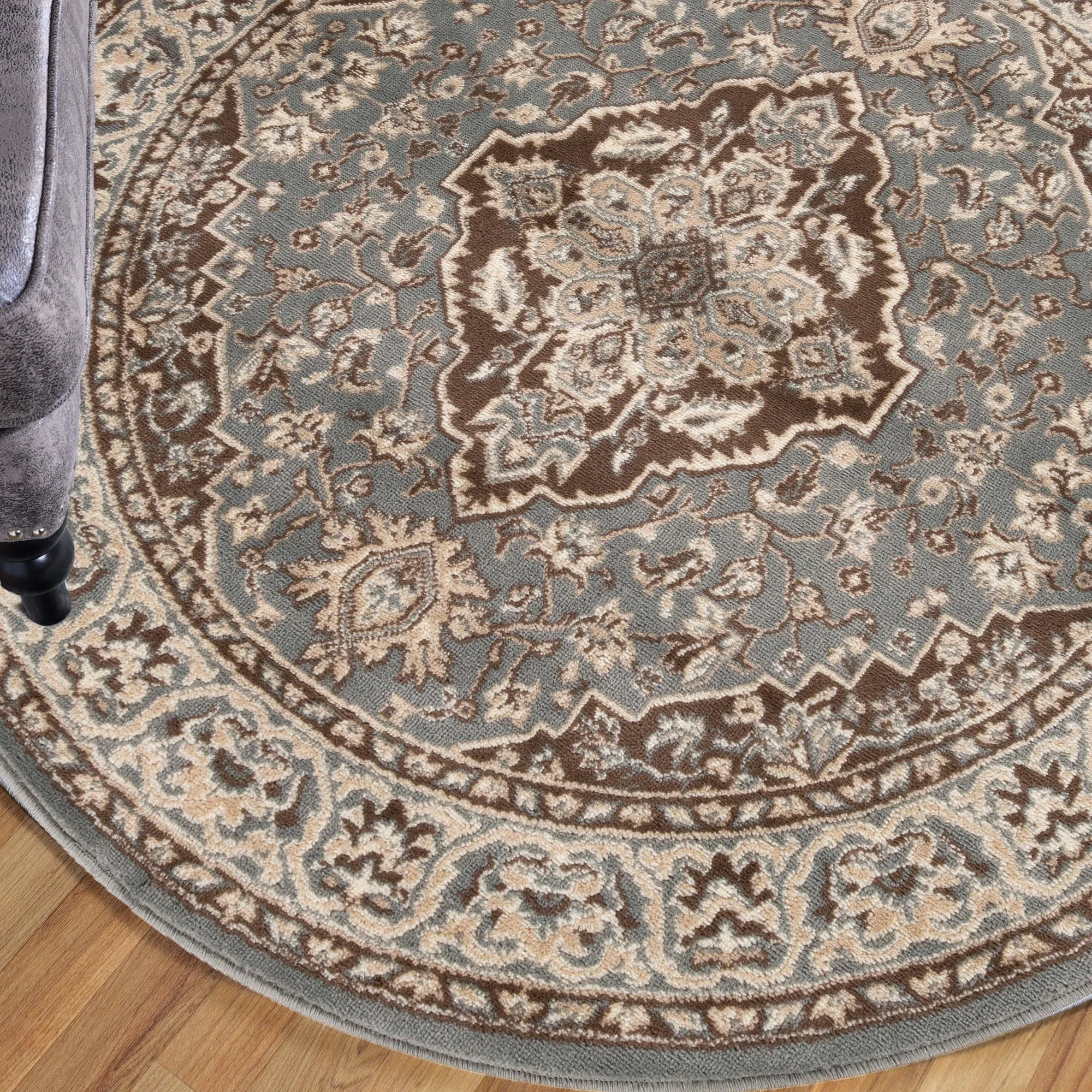 Superior Glendale Floral Medallion Indoor Area Rug