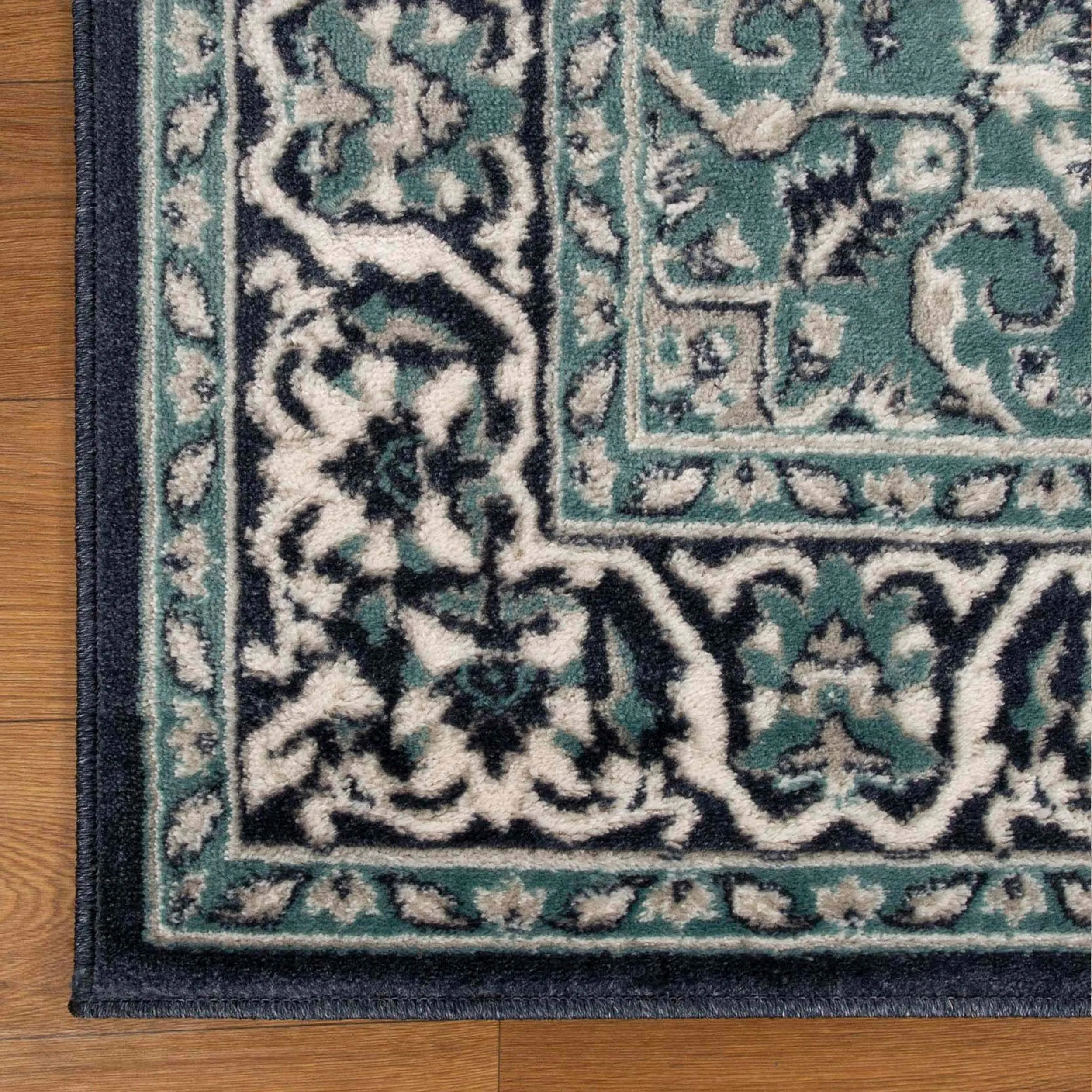 Superior Glendale Floral Medallion Indoor Area Rug