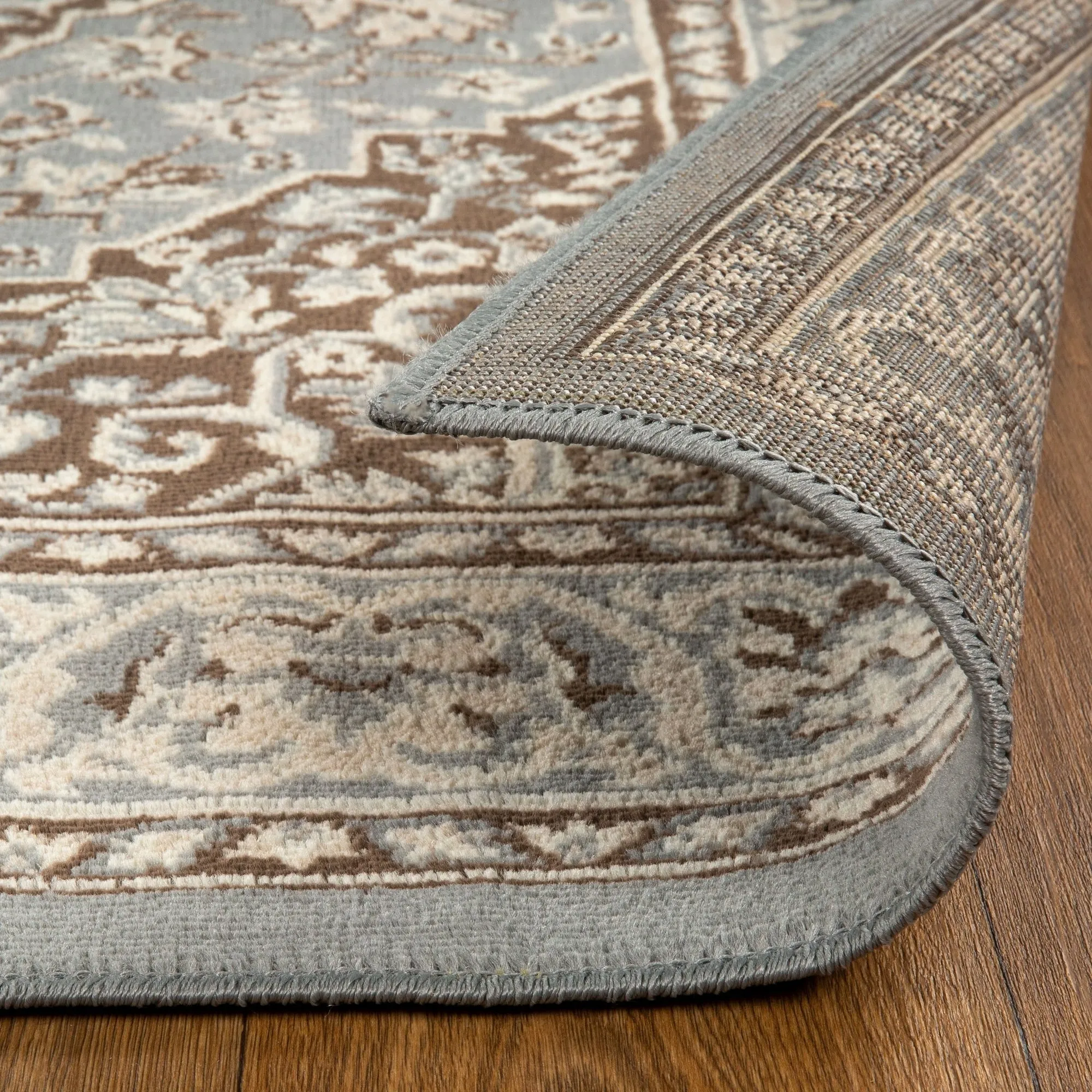Superior Glendale Floral Medallion Indoor Area Rug