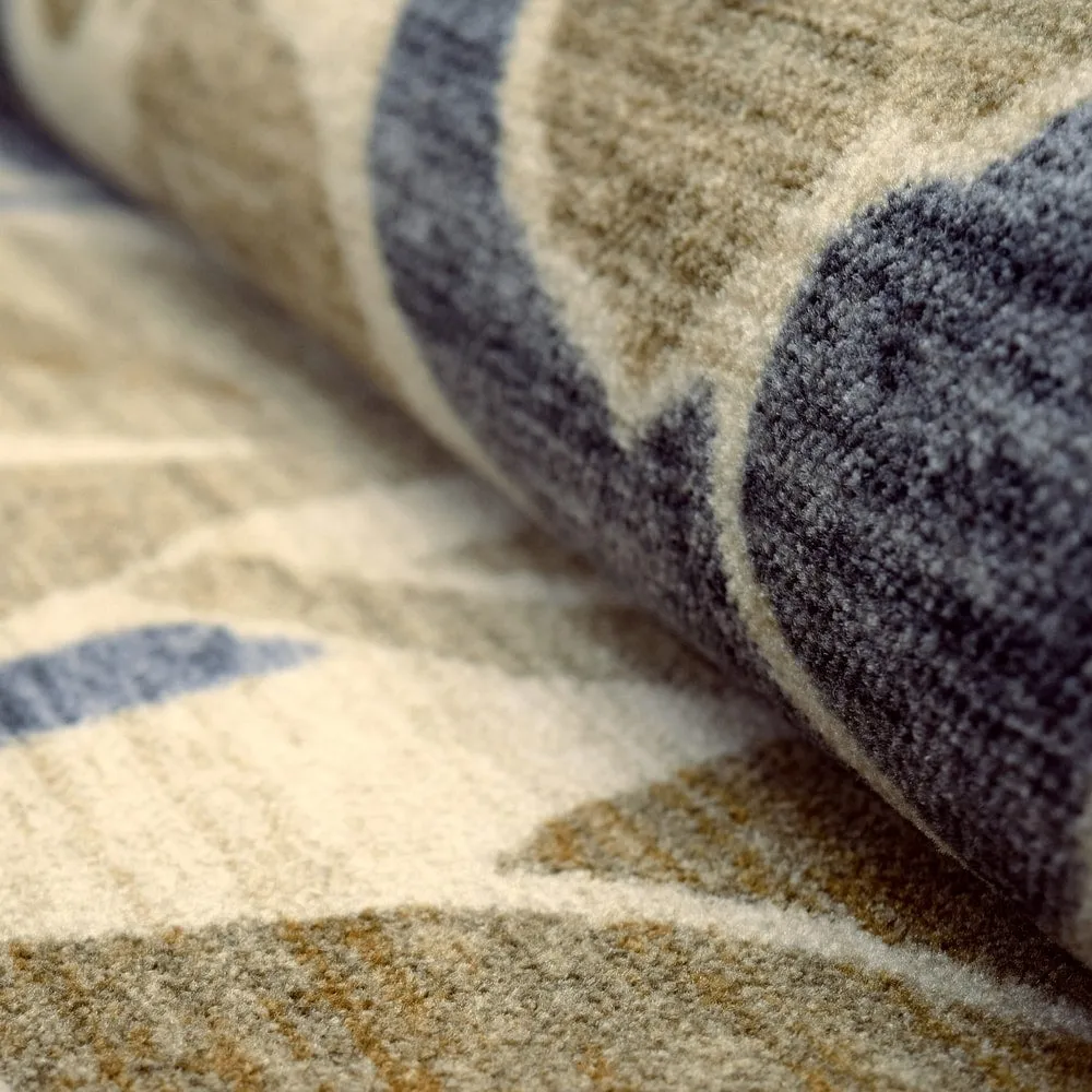 Superior Guzman Printed Non-Slip Indoor Area Rug