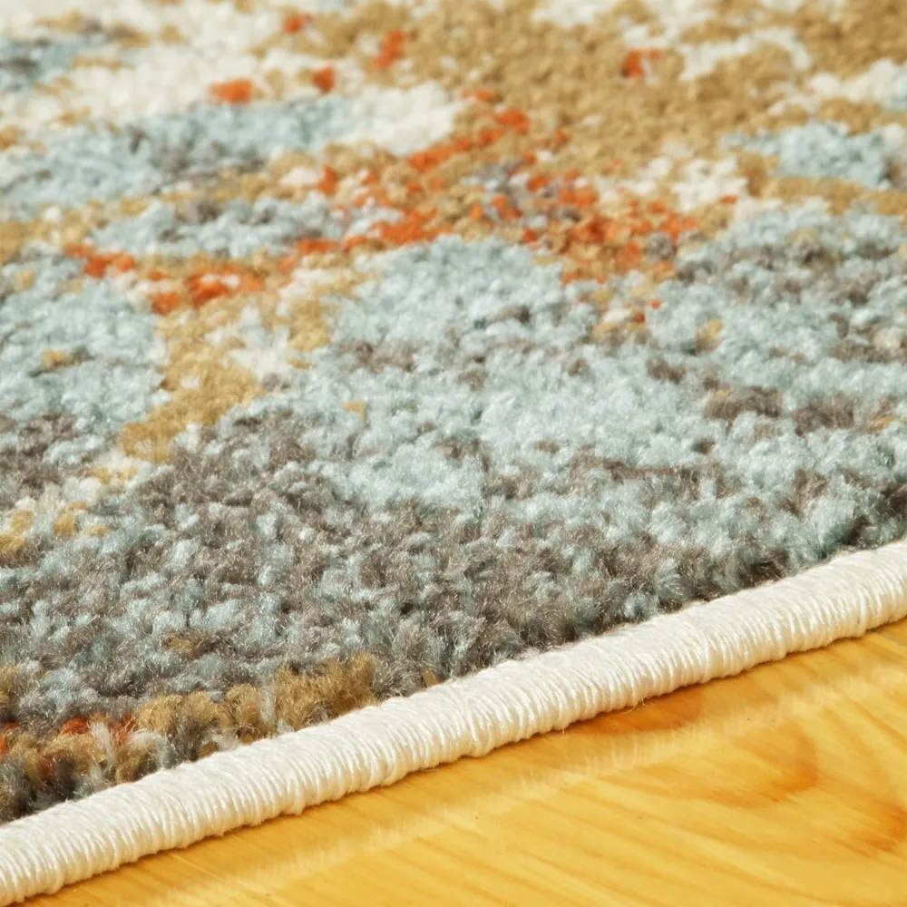 Superior Guzman Printed Non-Slip Indoor Area Rug