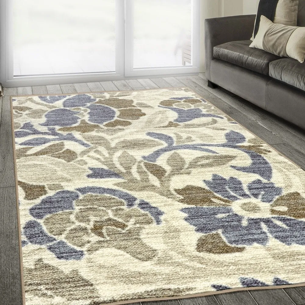 Superior Guzman Printed Non-Slip Indoor Area Rug
