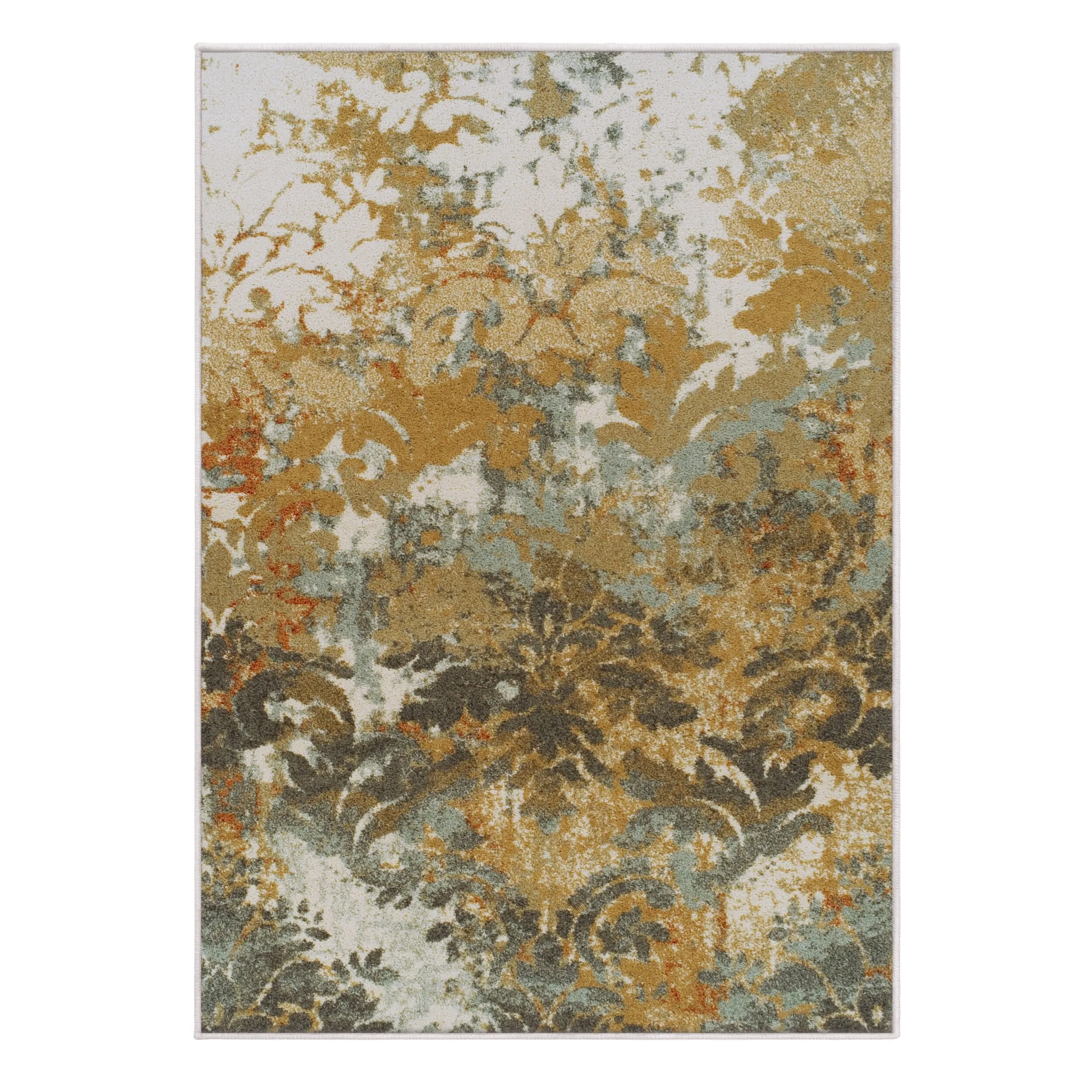 Superior Guzman Printed Non-Slip Indoor Area Rug
