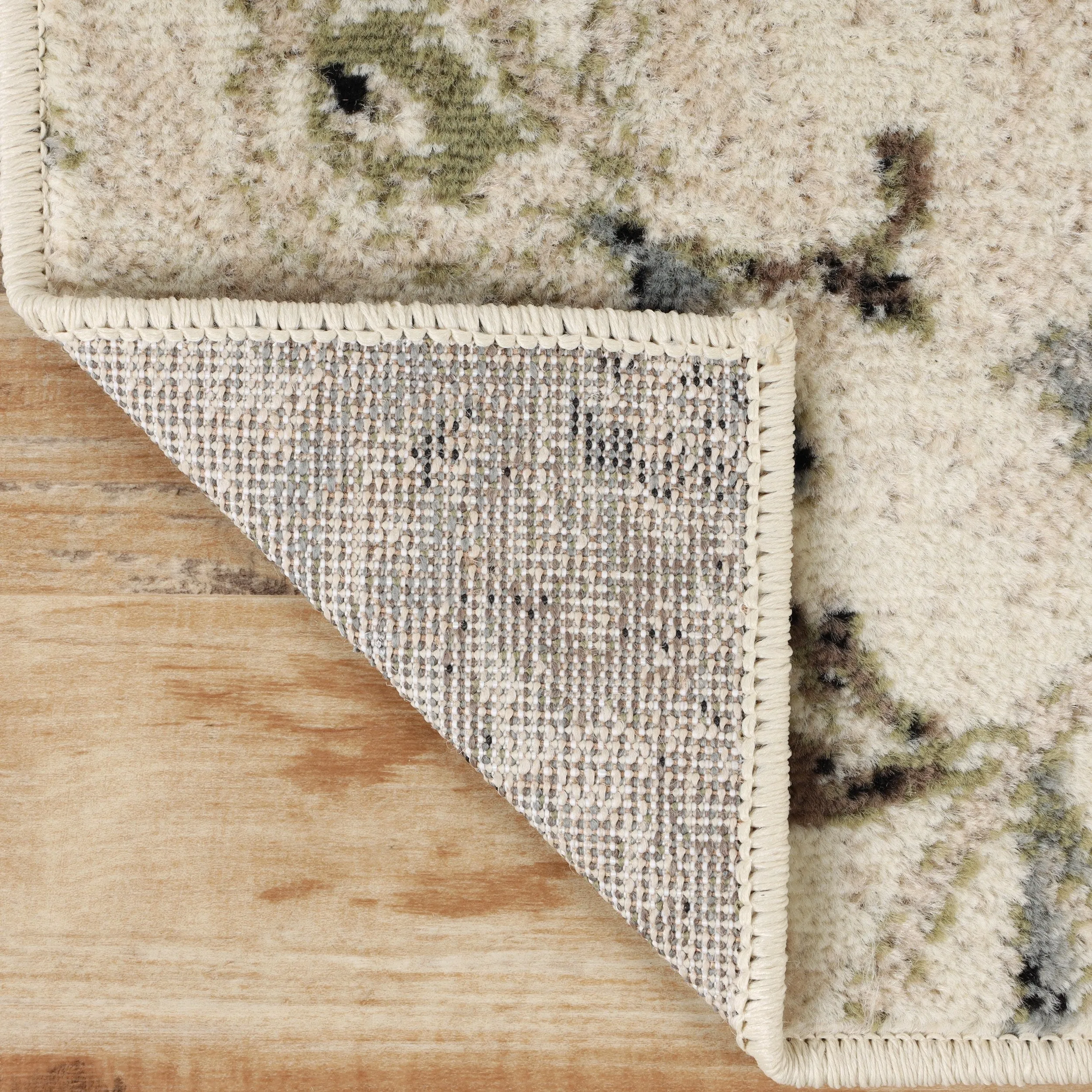 Superior Jacobean Farmhouse Floral Indoor Area Rug