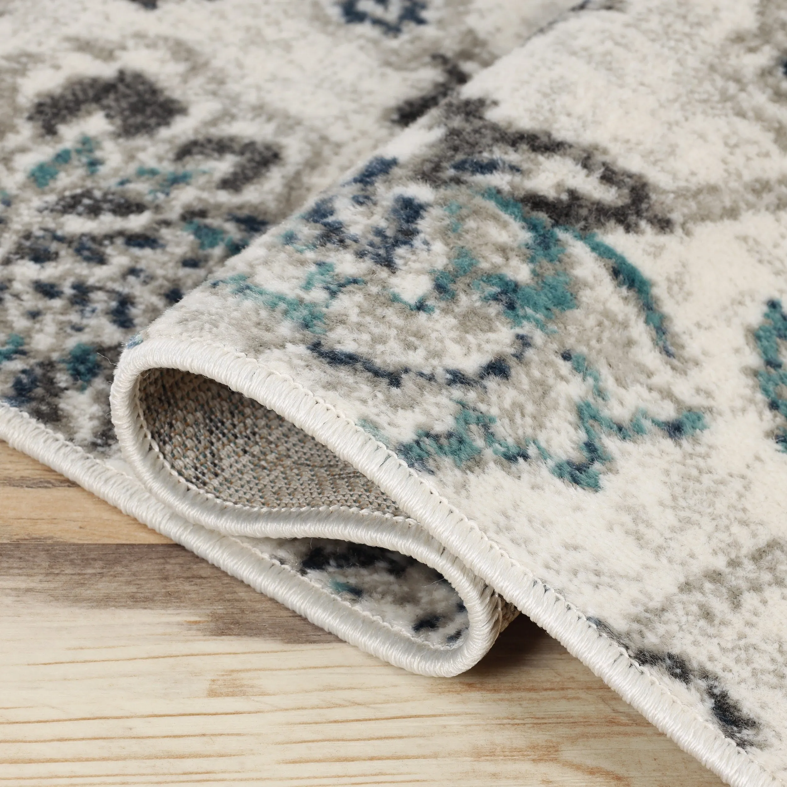 Superior Jacobean Farmhouse Floral Indoor Area Rug