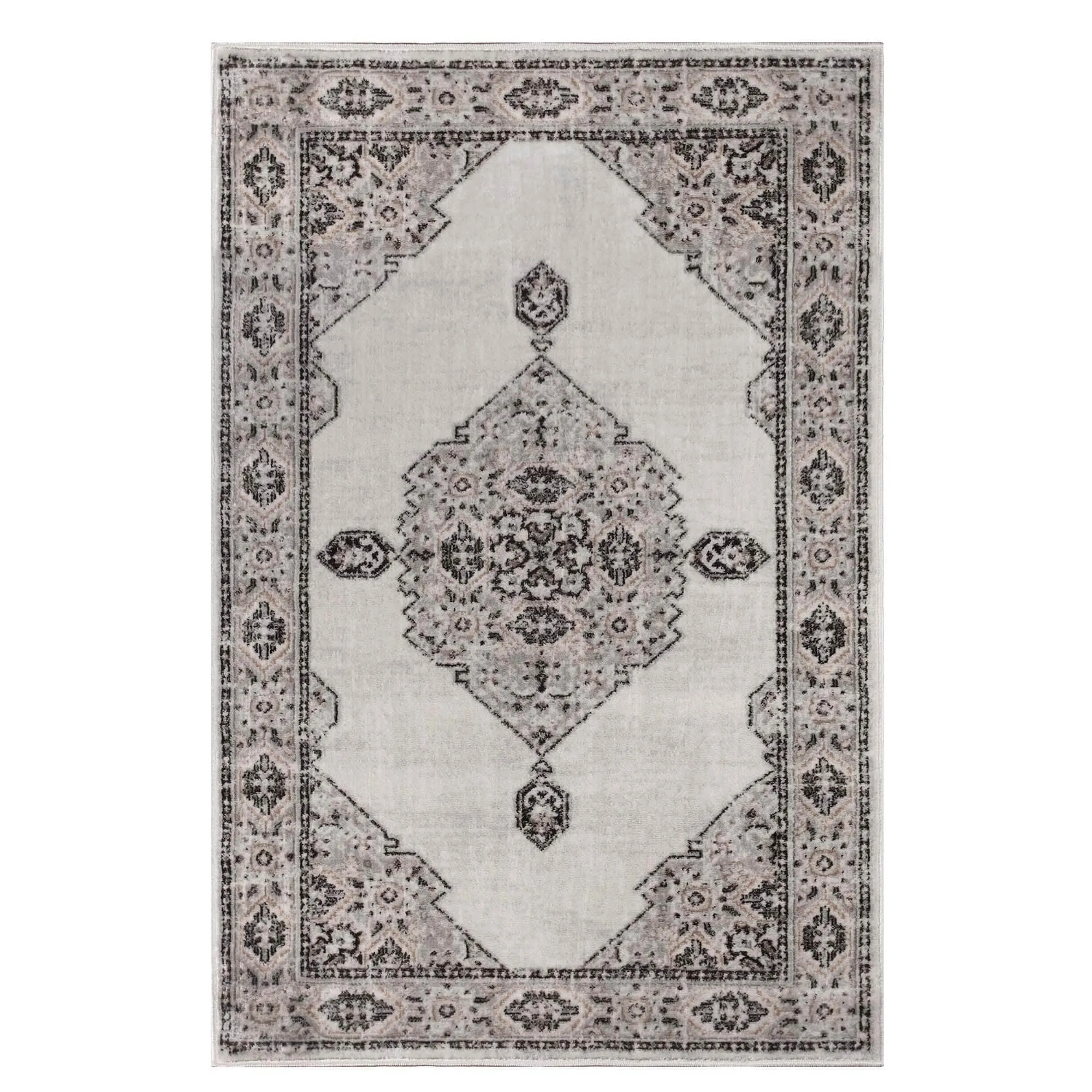 Superior Kailani Modern Farmhouse Medallion Indoor Runner or Area Rug