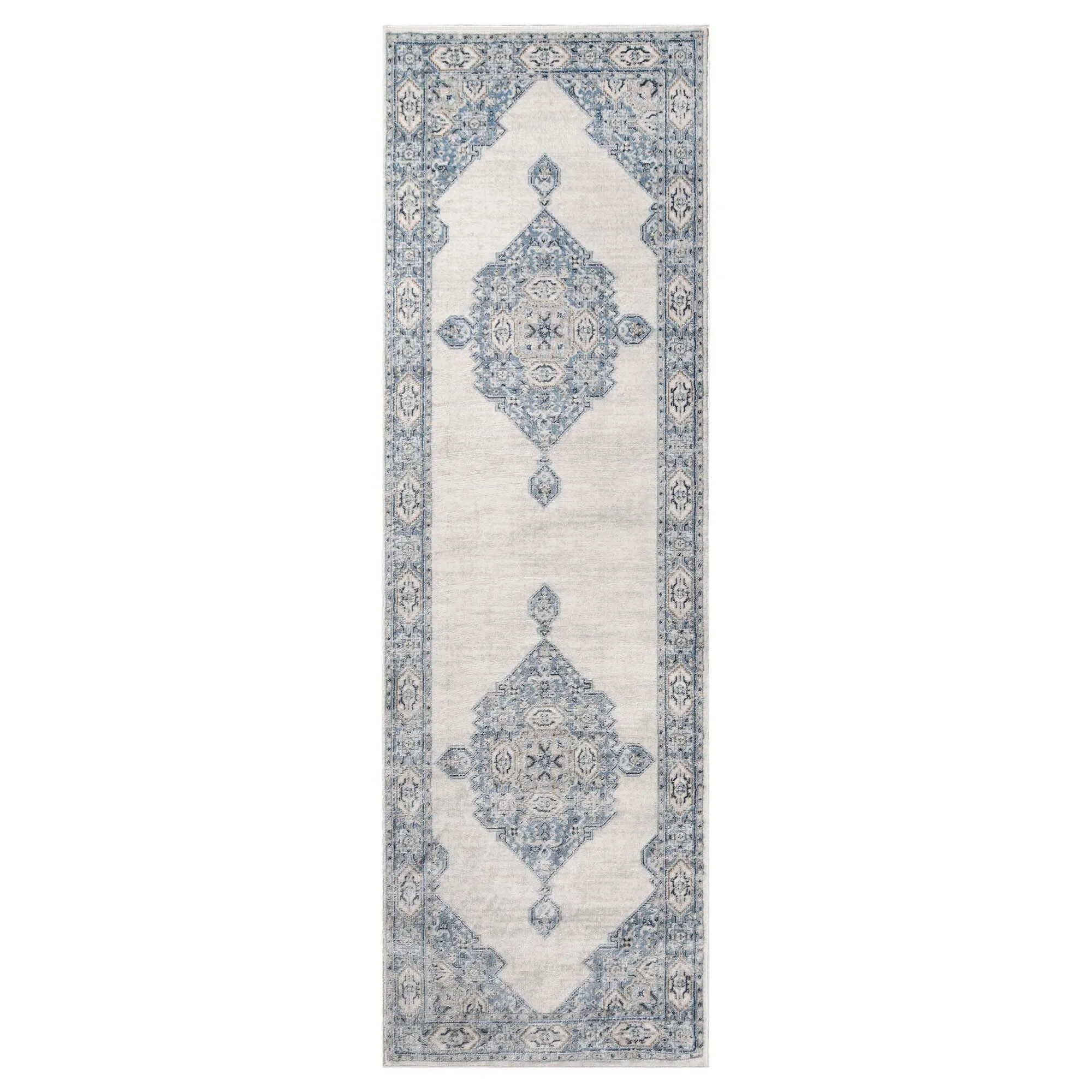 Superior Kailani Modern Farmhouse Medallion Indoor Runner or Area Rug