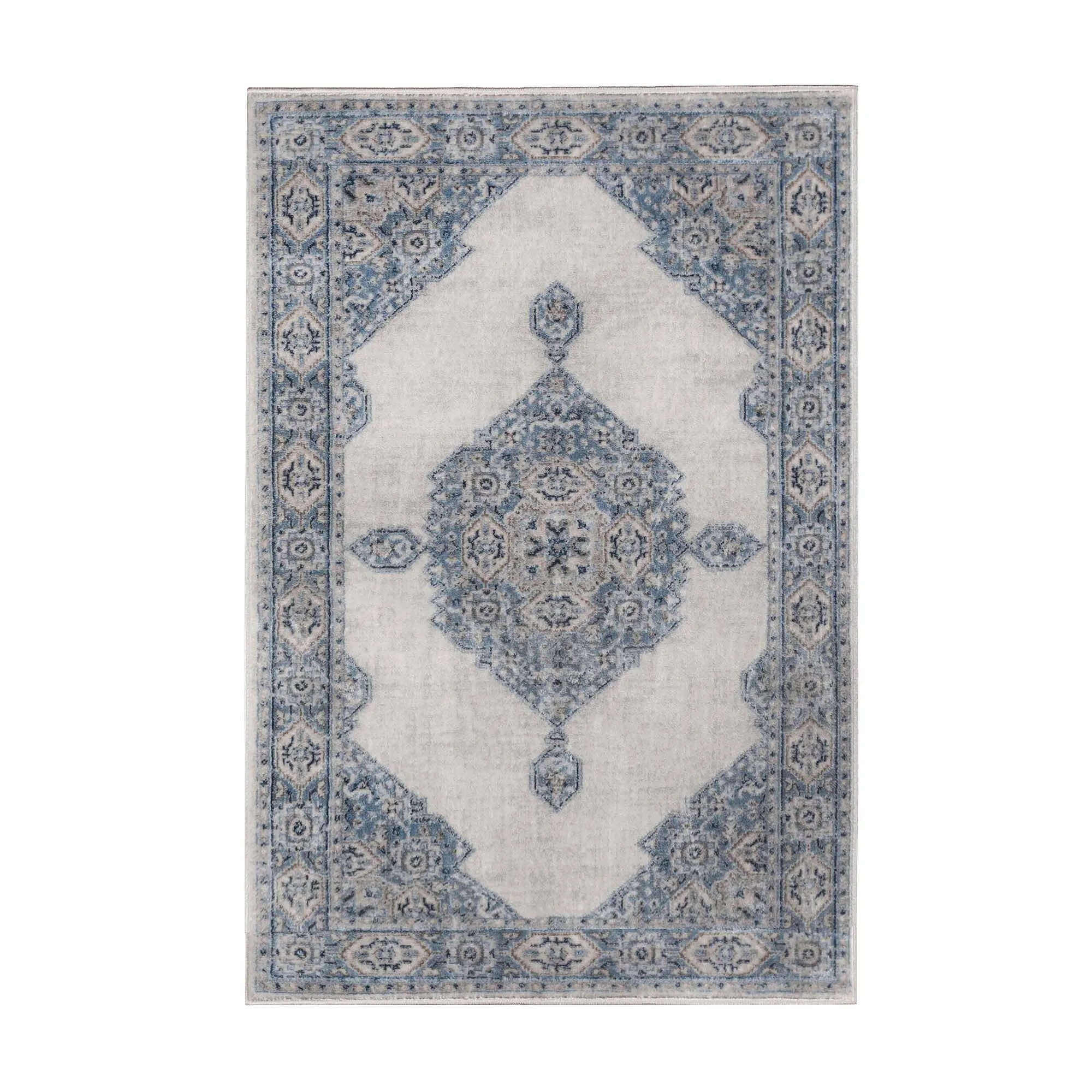 Superior Kailani Modern Farmhouse Medallion Indoor Runner or Area Rug