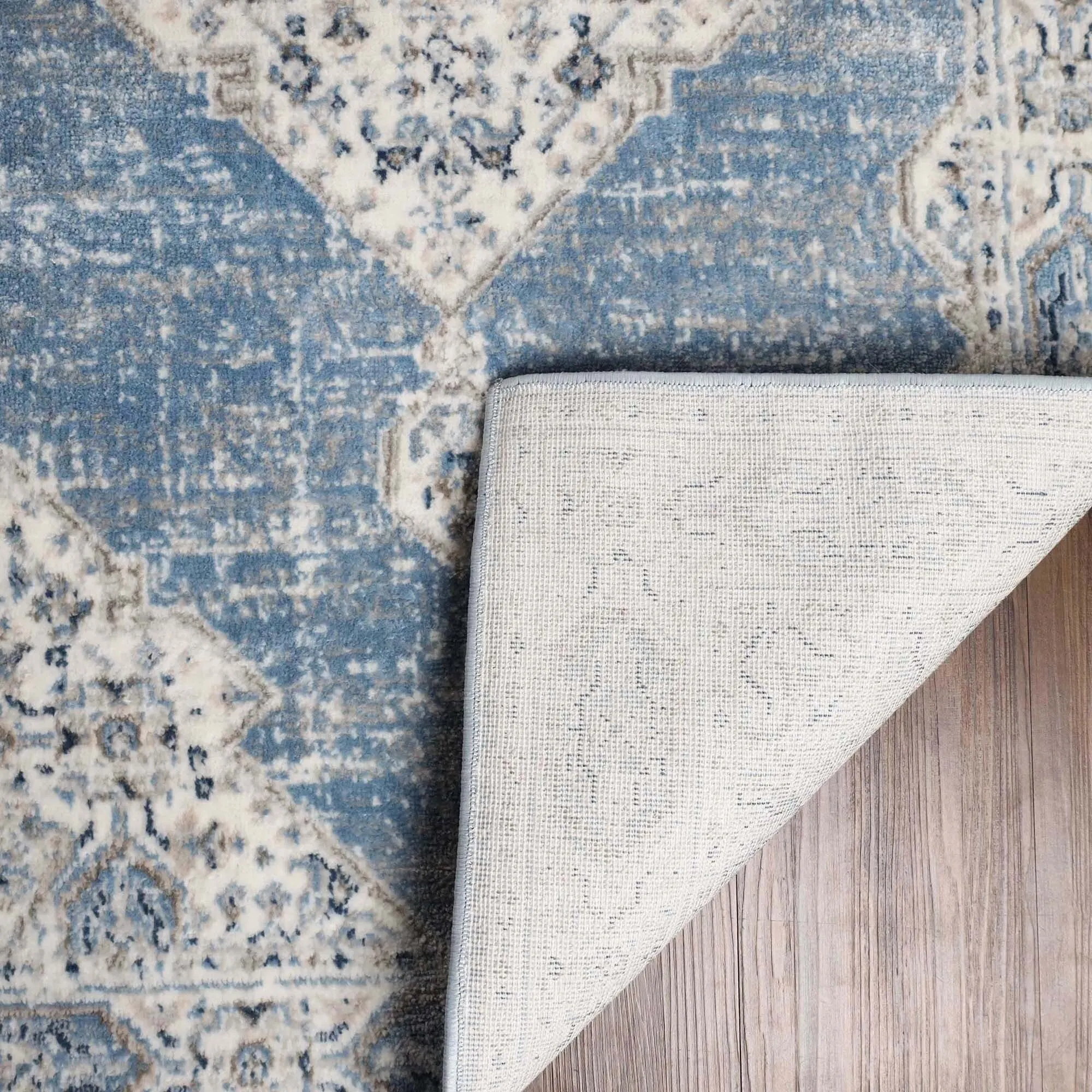 Superior Kailani Modern Farmhouse Medallion Indoor Runner or Area Rug