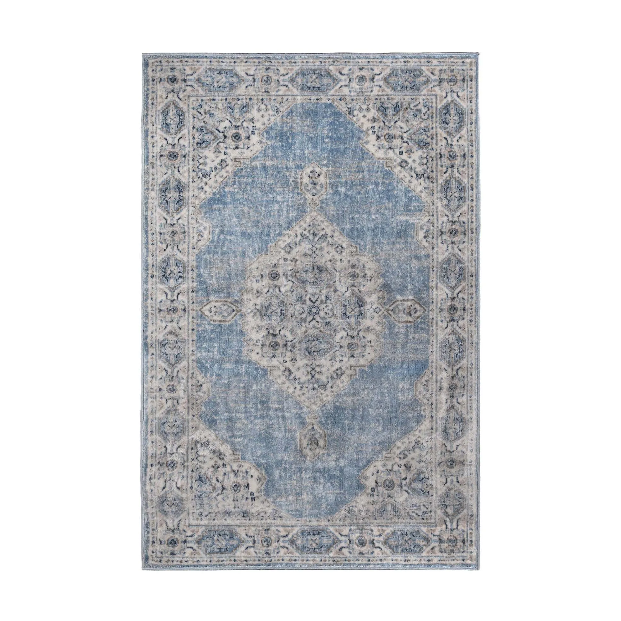 Superior Kailani Modern Farmhouse Medallion Indoor Runner or Area Rug