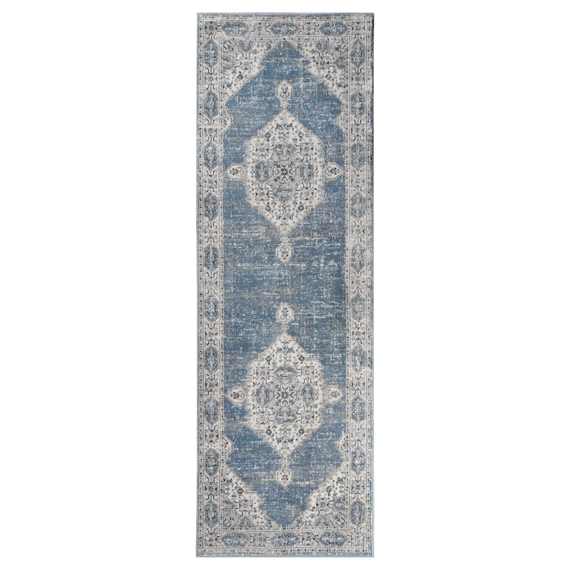 Superior Kailani Modern Farmhouse Medallion Indoor Runner or Area Rug