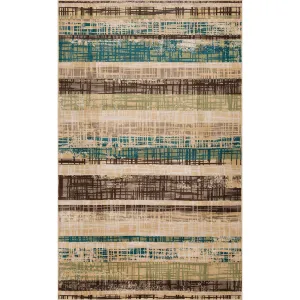 Superior Kylemore Modern Abstract Stripes Indoor Runner or Area Rug