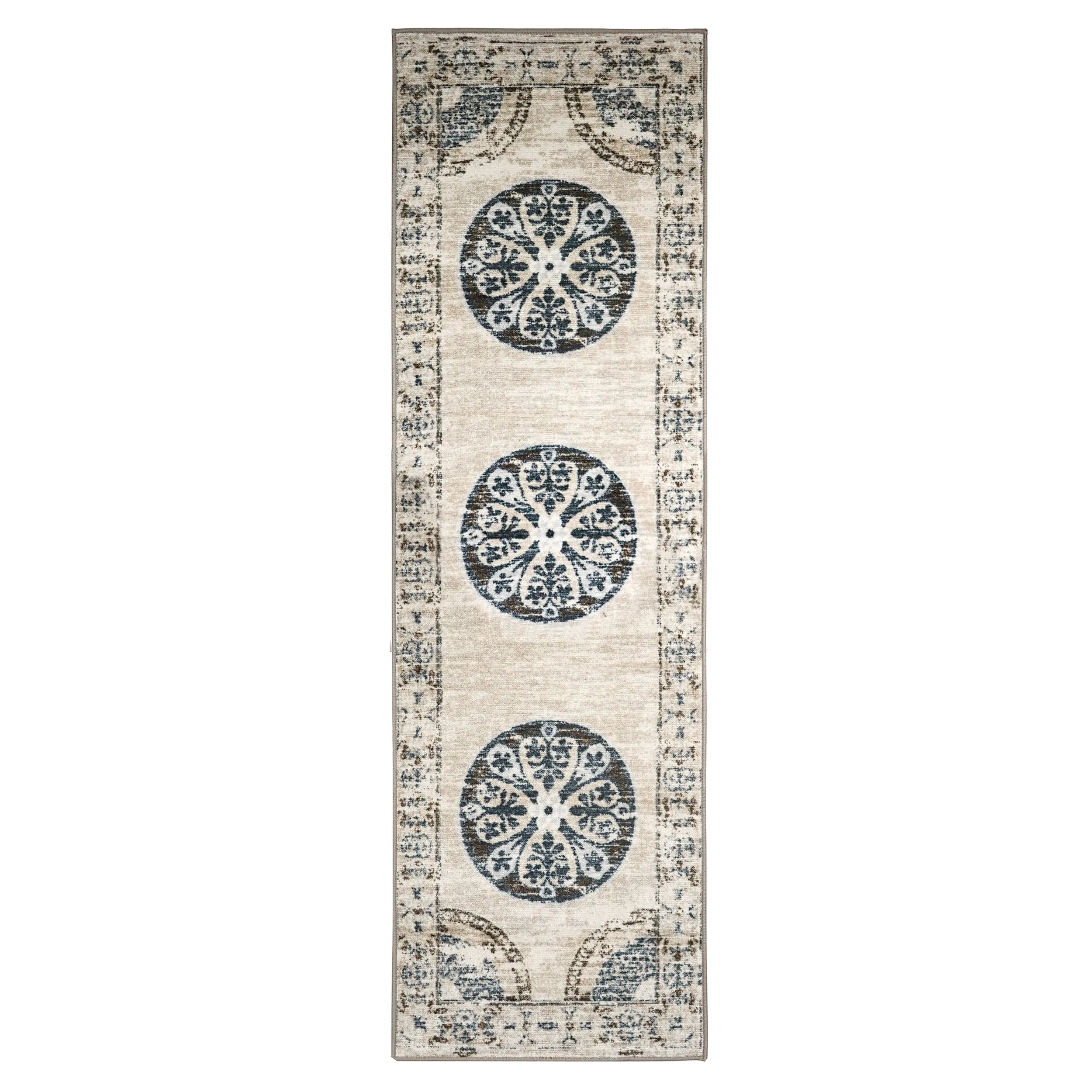 Superior Lani Printed Non-Slip Washable Indoor Area Rug