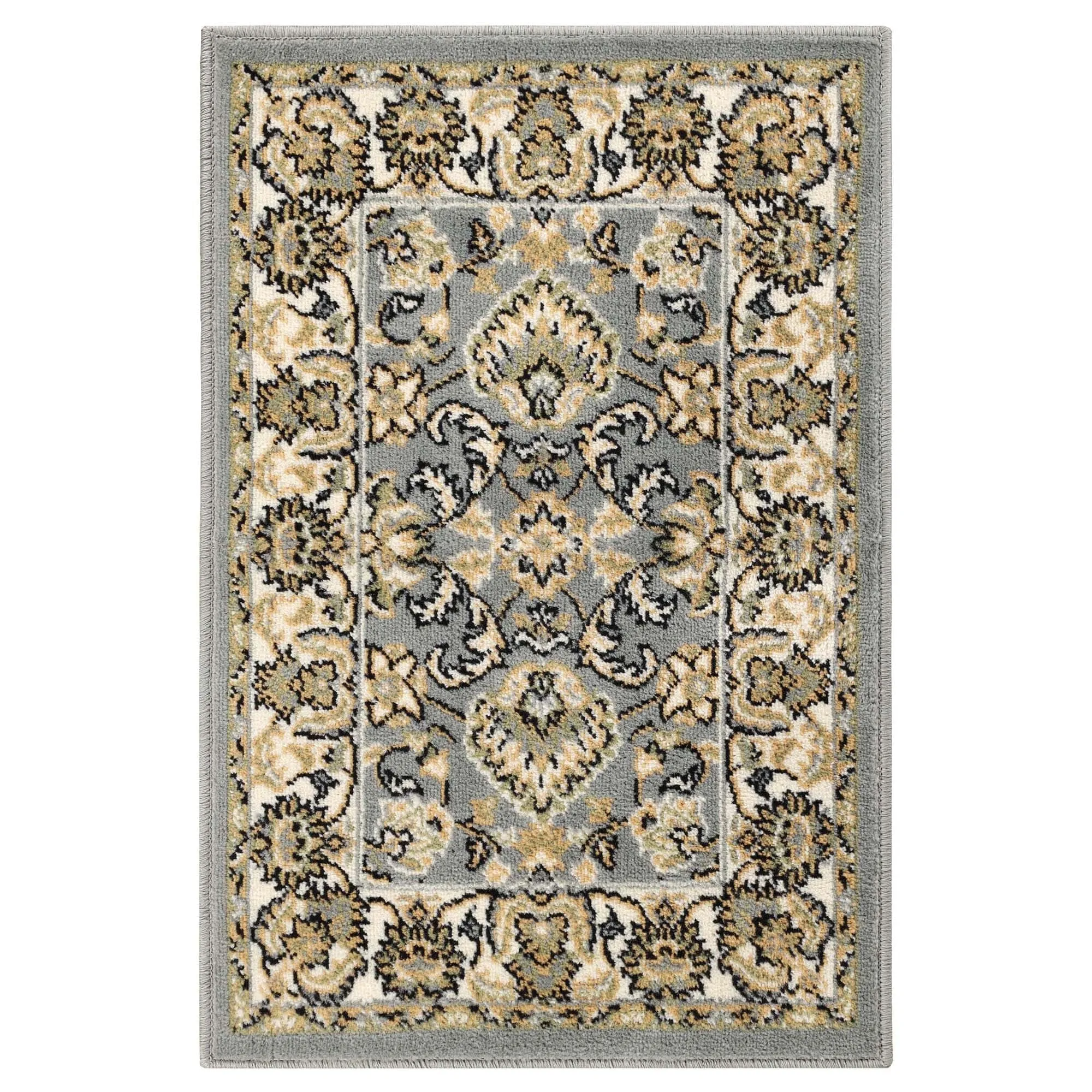 Superior Lille Traditional Floral Indoor Runner or Area Rug