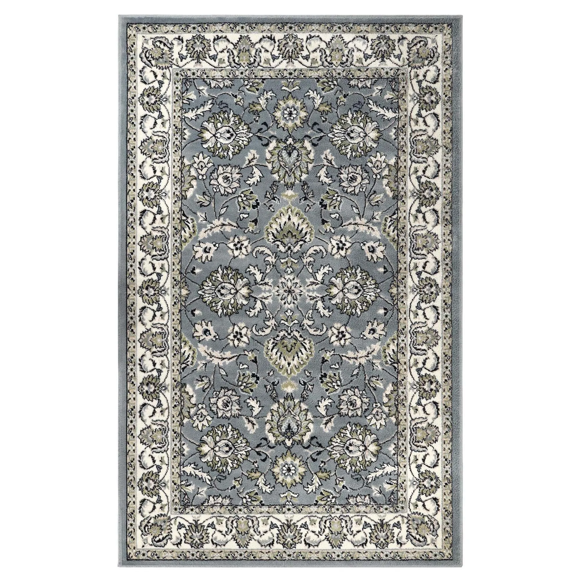 Superior Lille Traditional Floral Indoor Runner or Area Rug