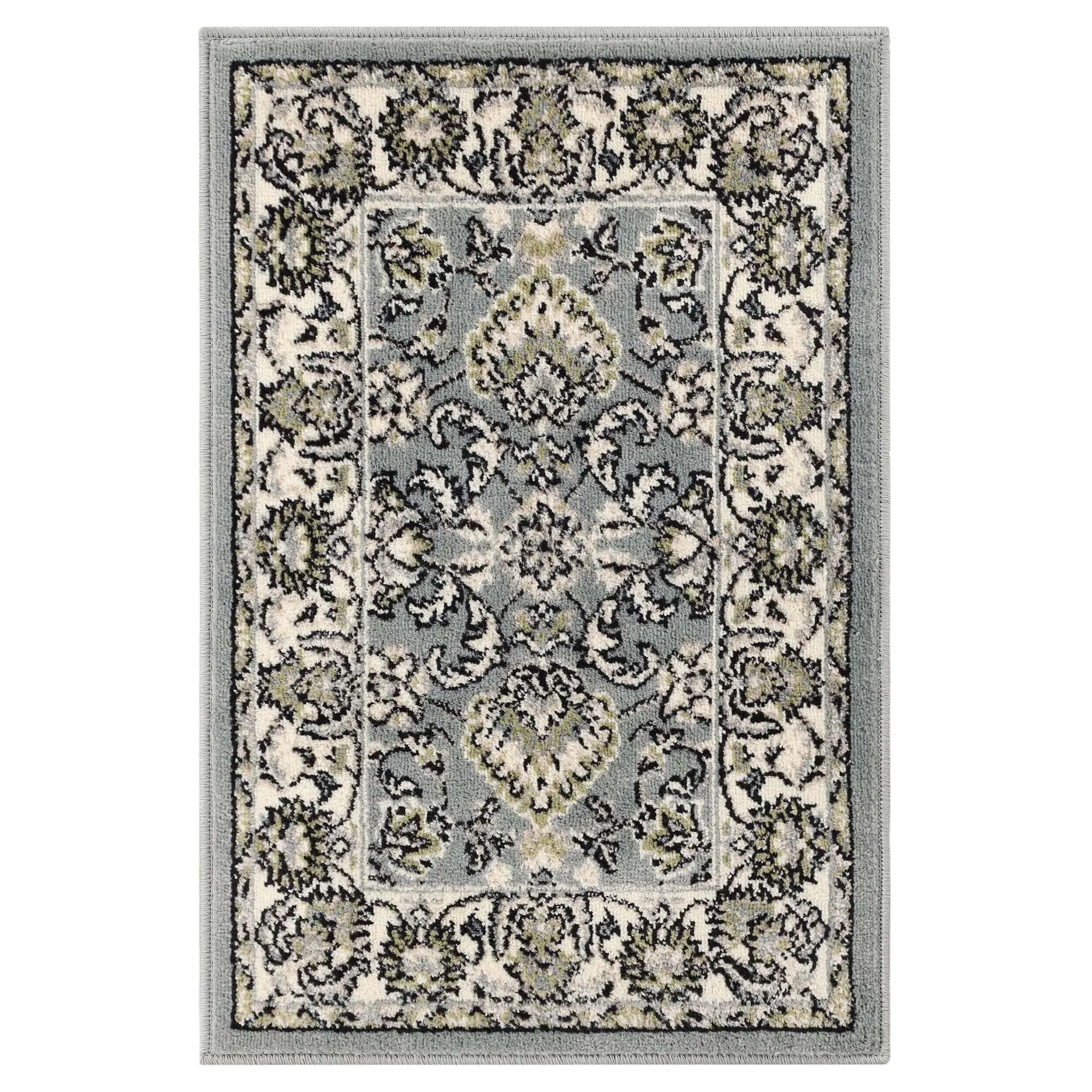 Superior Lille Traditional Floral Indoor Runner or Area Rug