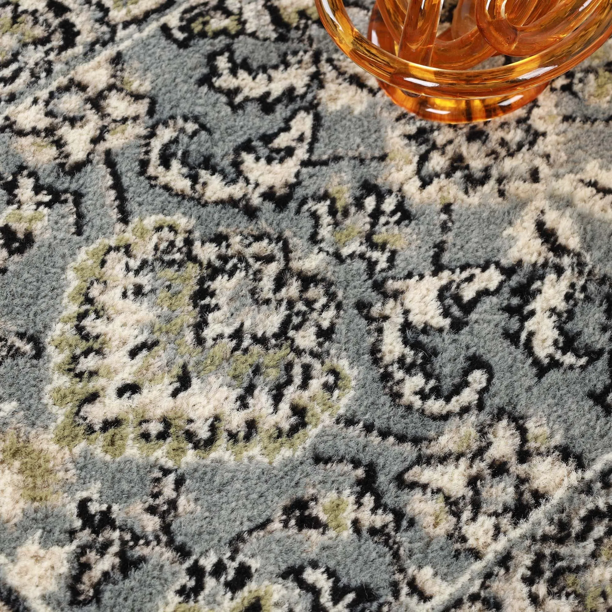 Superior Lille Traditional Floral Indoor Runner or Area Rug