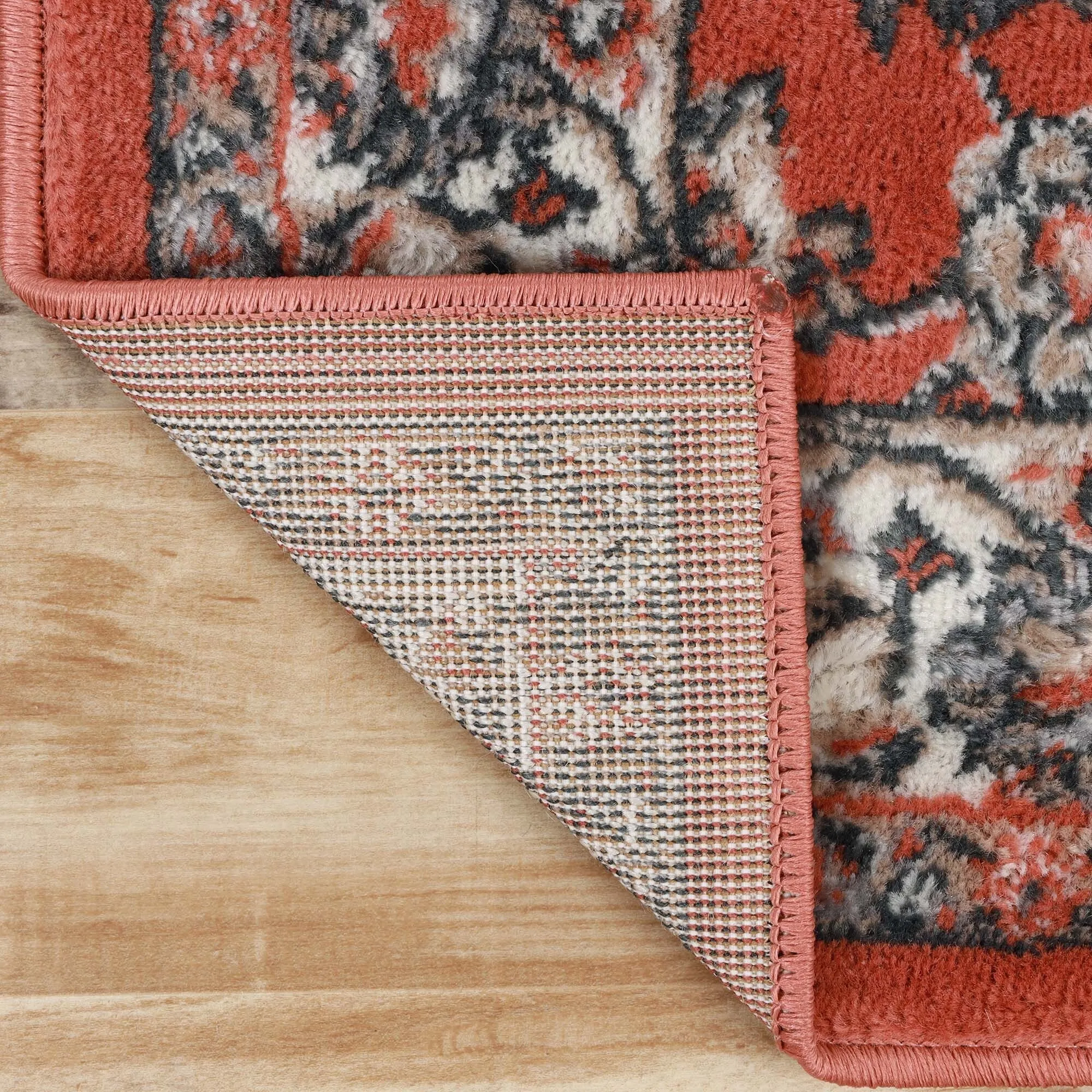 Superior Lille Traditional Floral Indoor Runner or Area Rug