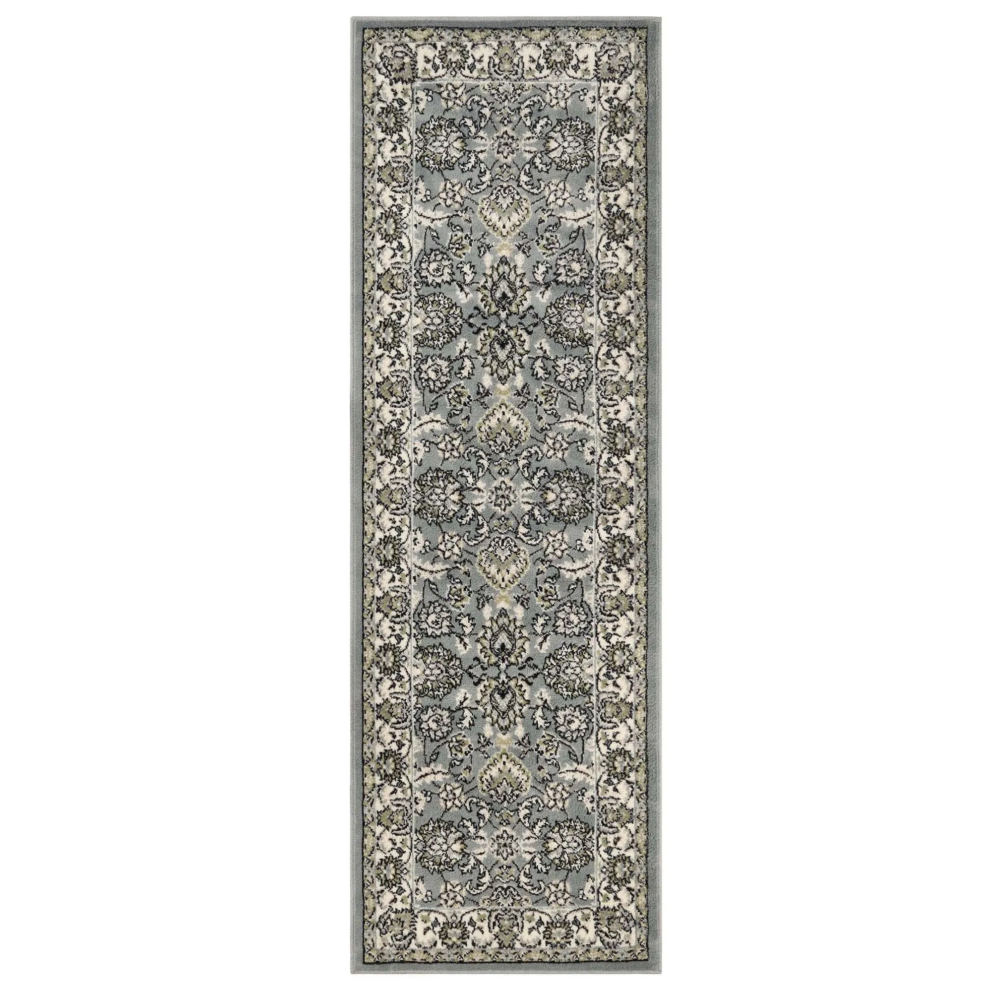 Superior Lille Traditional Floral Indoor Runner or Area Rug