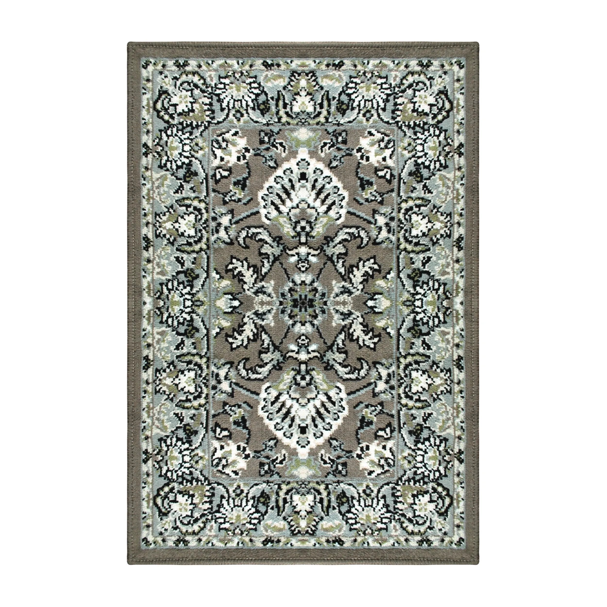 Superior Lille Traditional Floral Indoor Runner or Area Rug