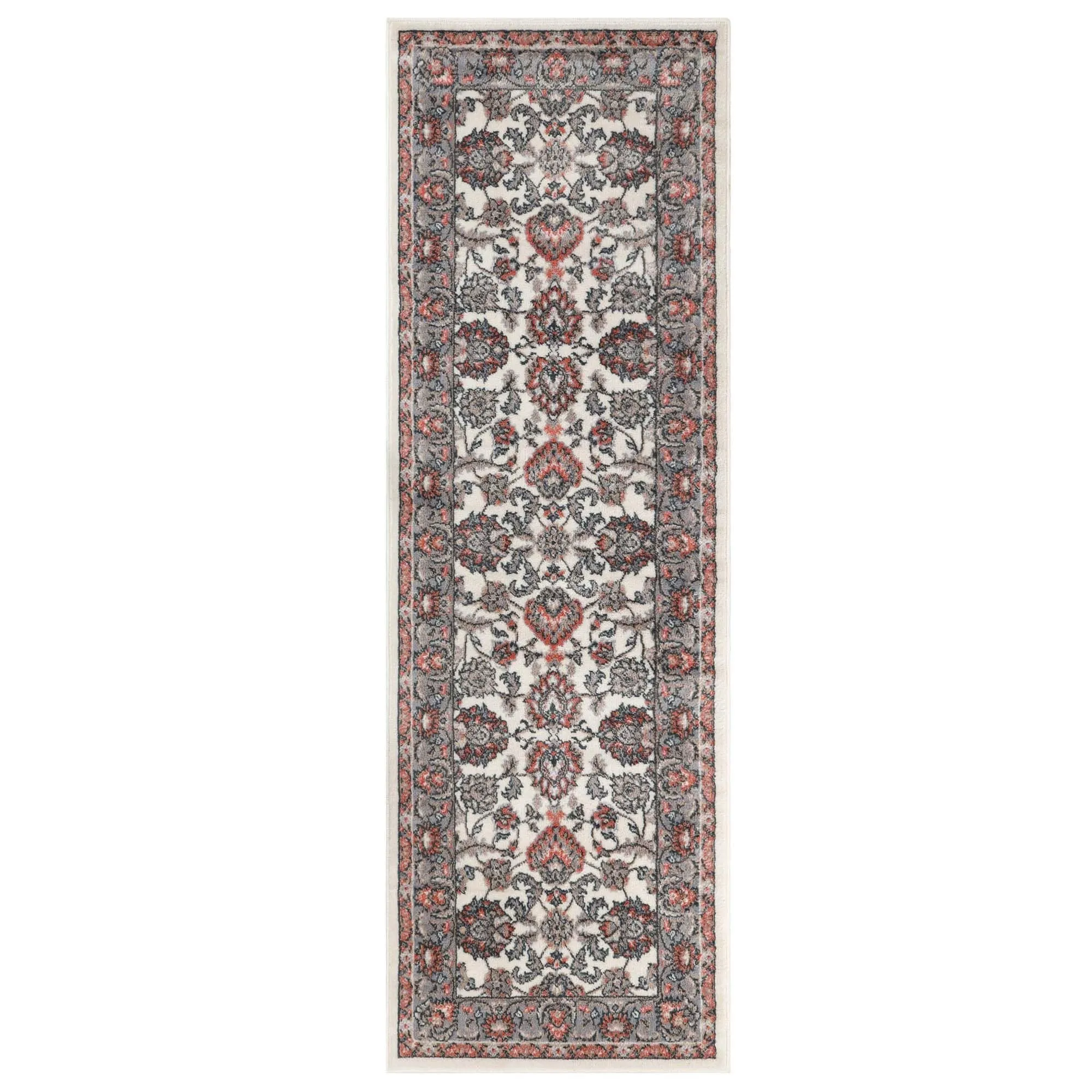 Superior Lille Traditional Floral Indoor Runner or Area Rug