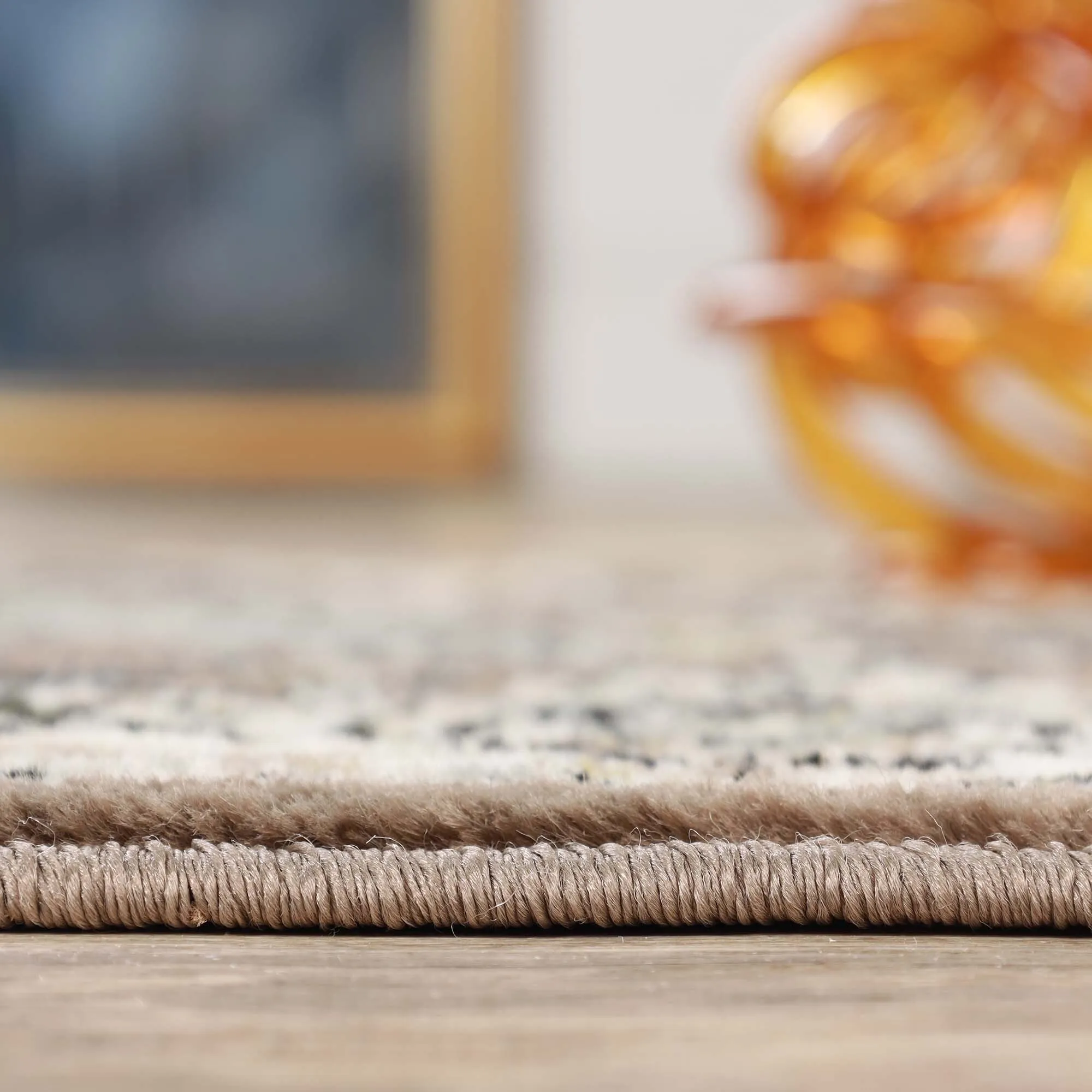 Superior Lille Traditional Floral Indoor Runner or Area Rug