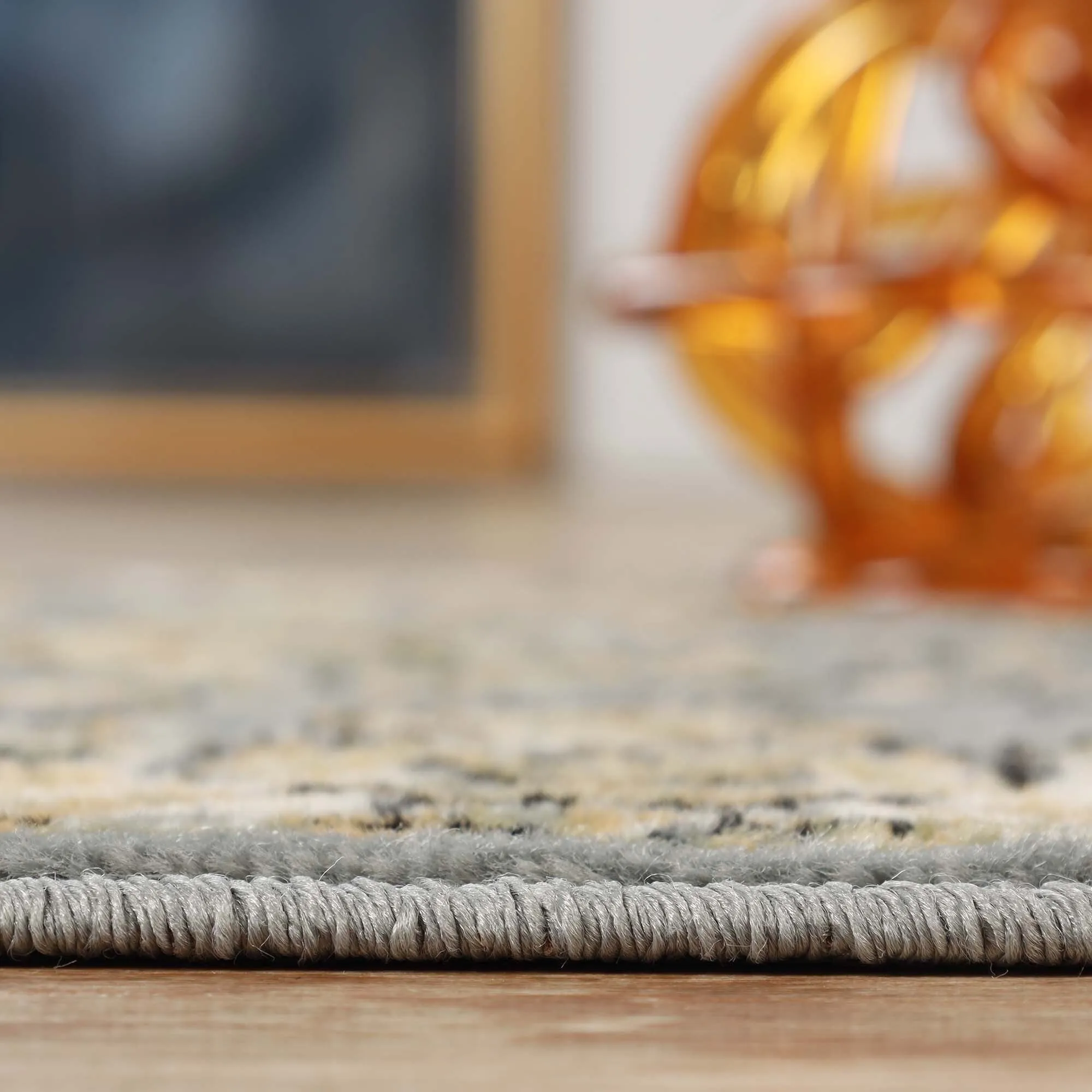 Superior Lille Traditional Floral Indoor Runner or Area Rug