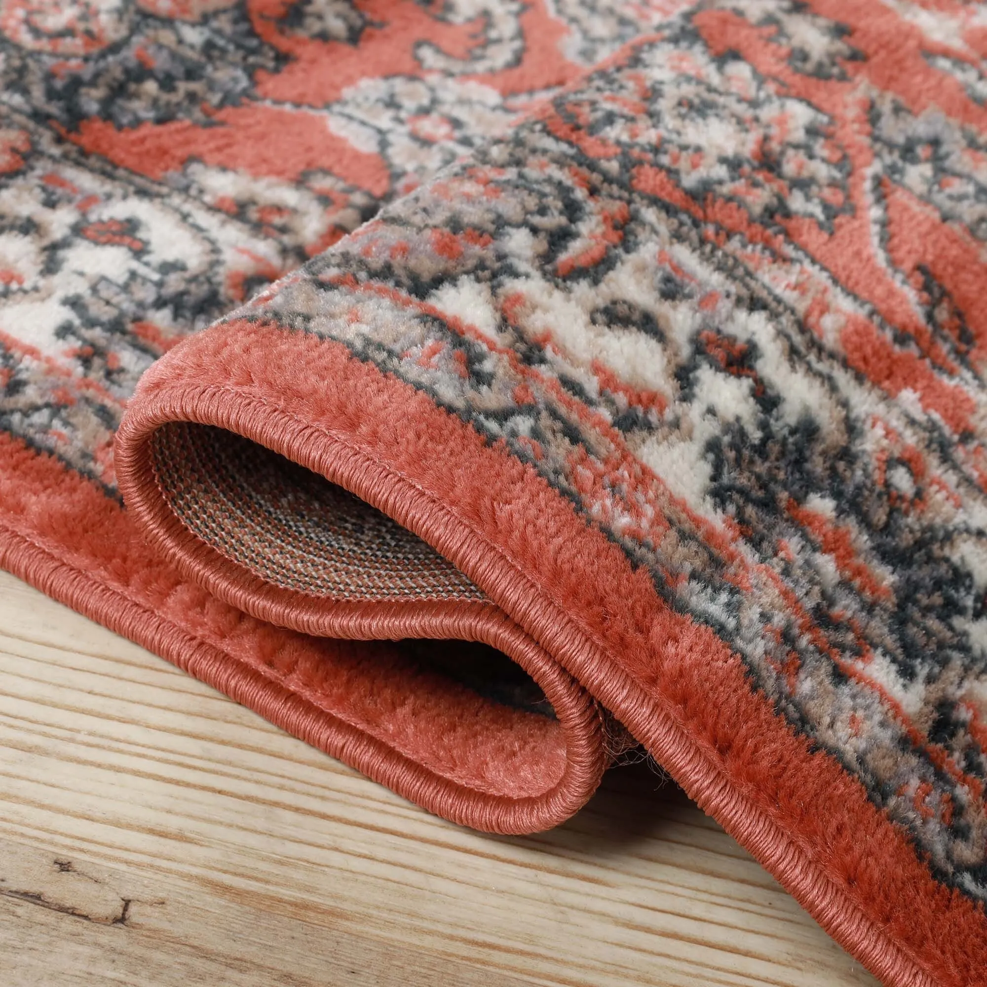 Superior Lille Traditional Floral Indoor Runner or Area Rug