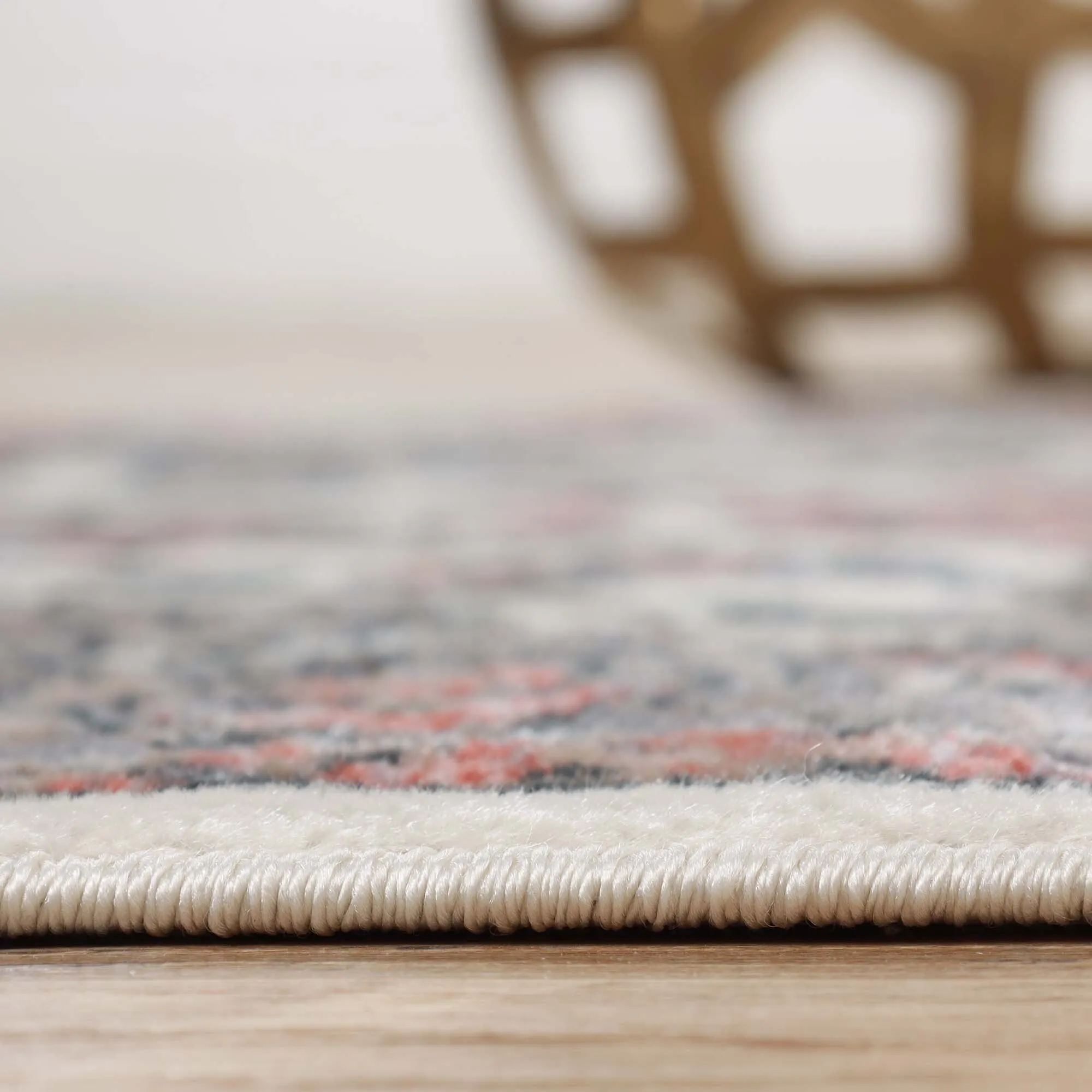 Superior Lille Traditional Floral Indoor Runner or Area Rug