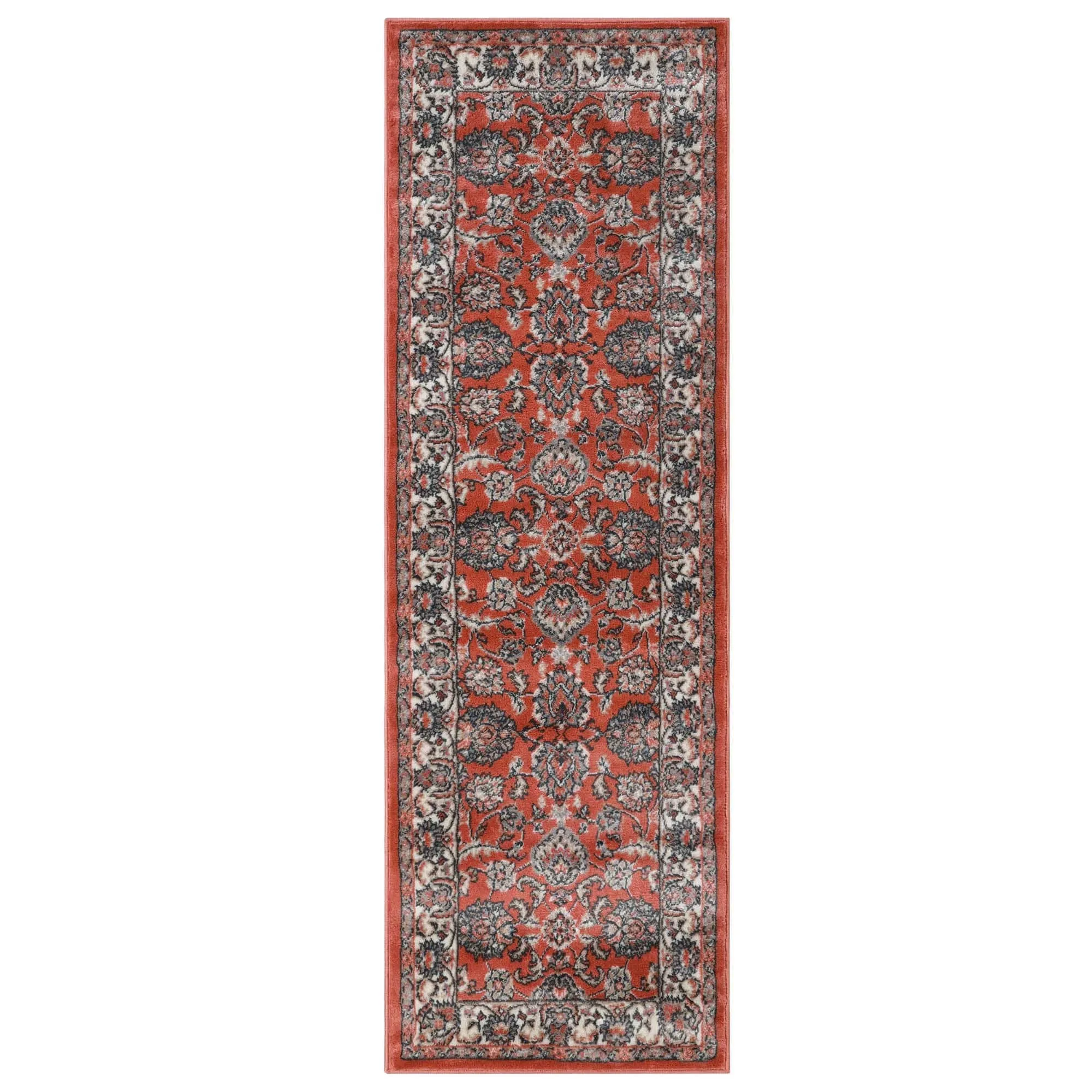 Superior Lille Traditional Floral Indoor Runner or Area Rug
