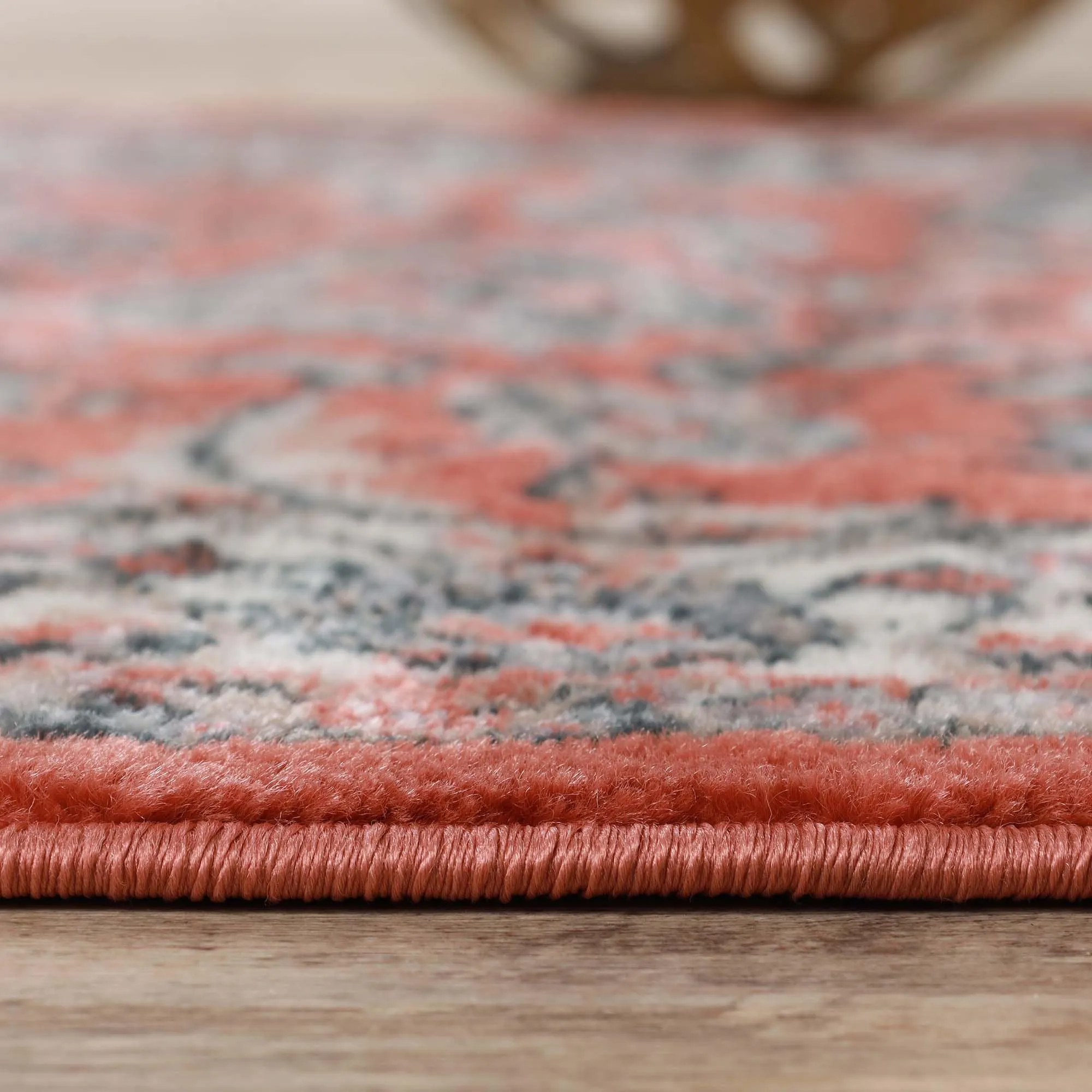Superior Lille Traditional Floral Indoor Runner or Area Rug