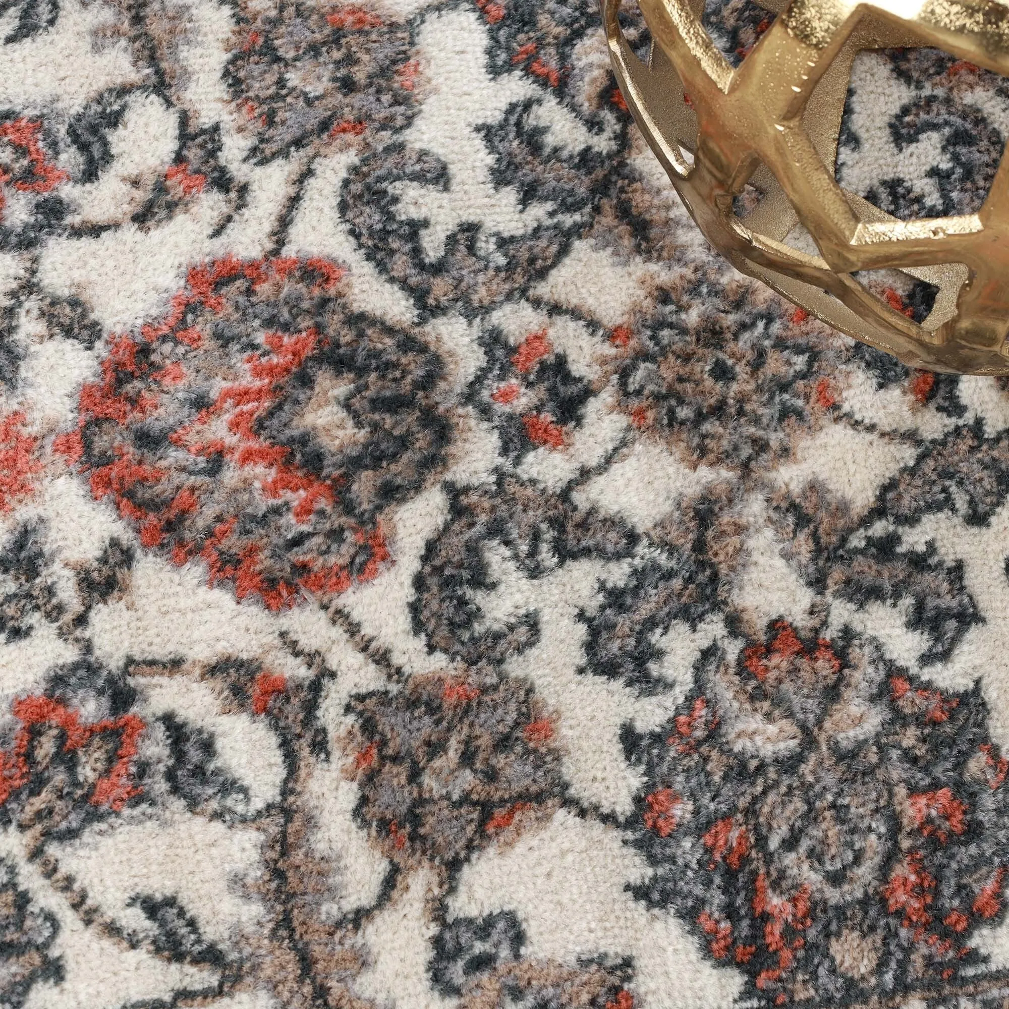 Superior Lille Traditional Floral Indoor Runner or Area Rug