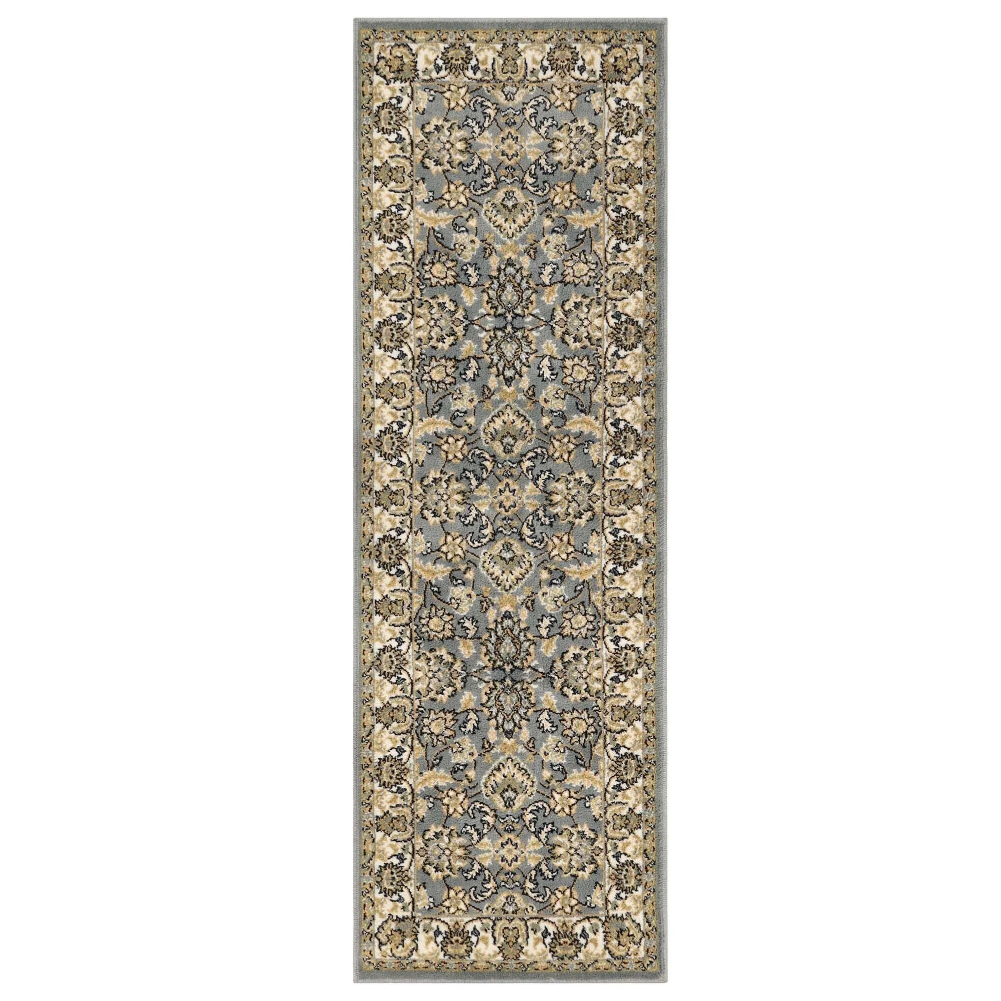 Superior Lille Traditional Floral Indoor Runner or Area Rug