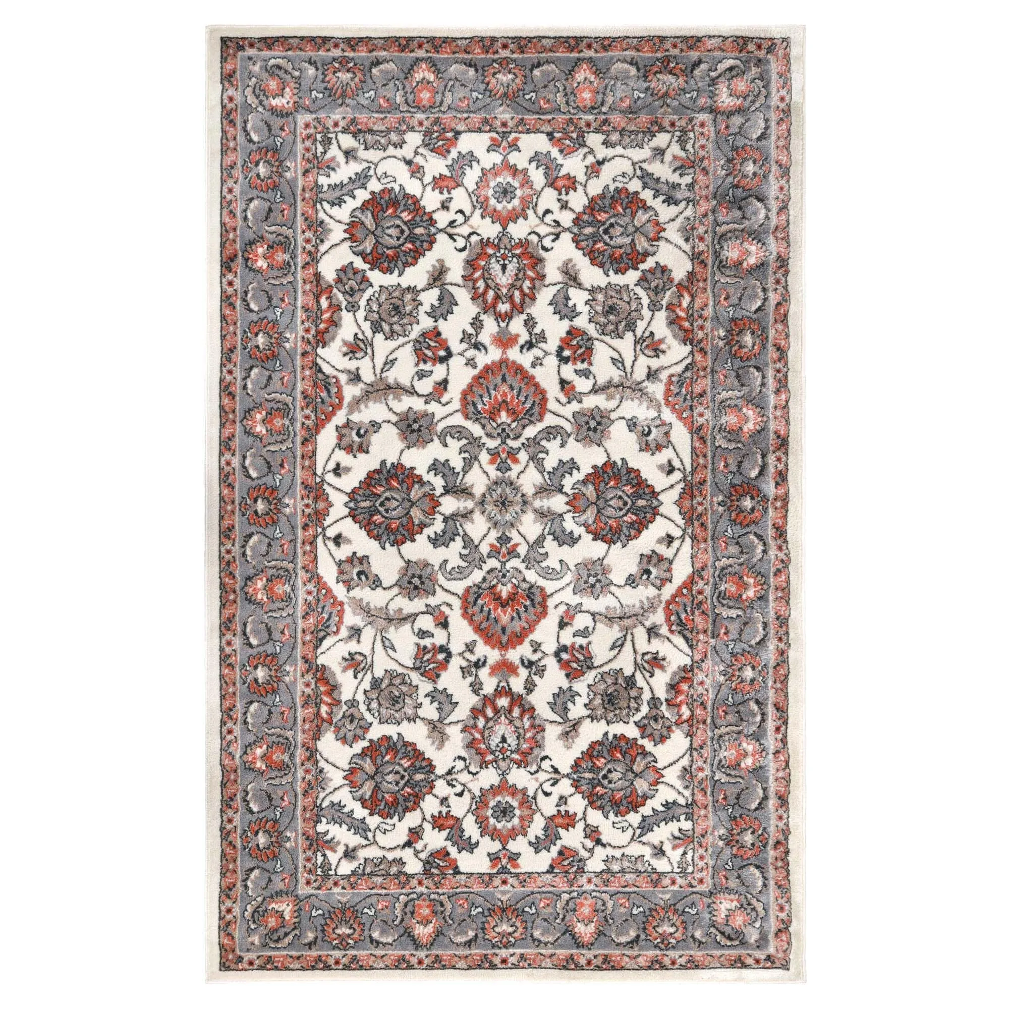 Superior Lille Traditional Floral Indoor Runner or Area Rug