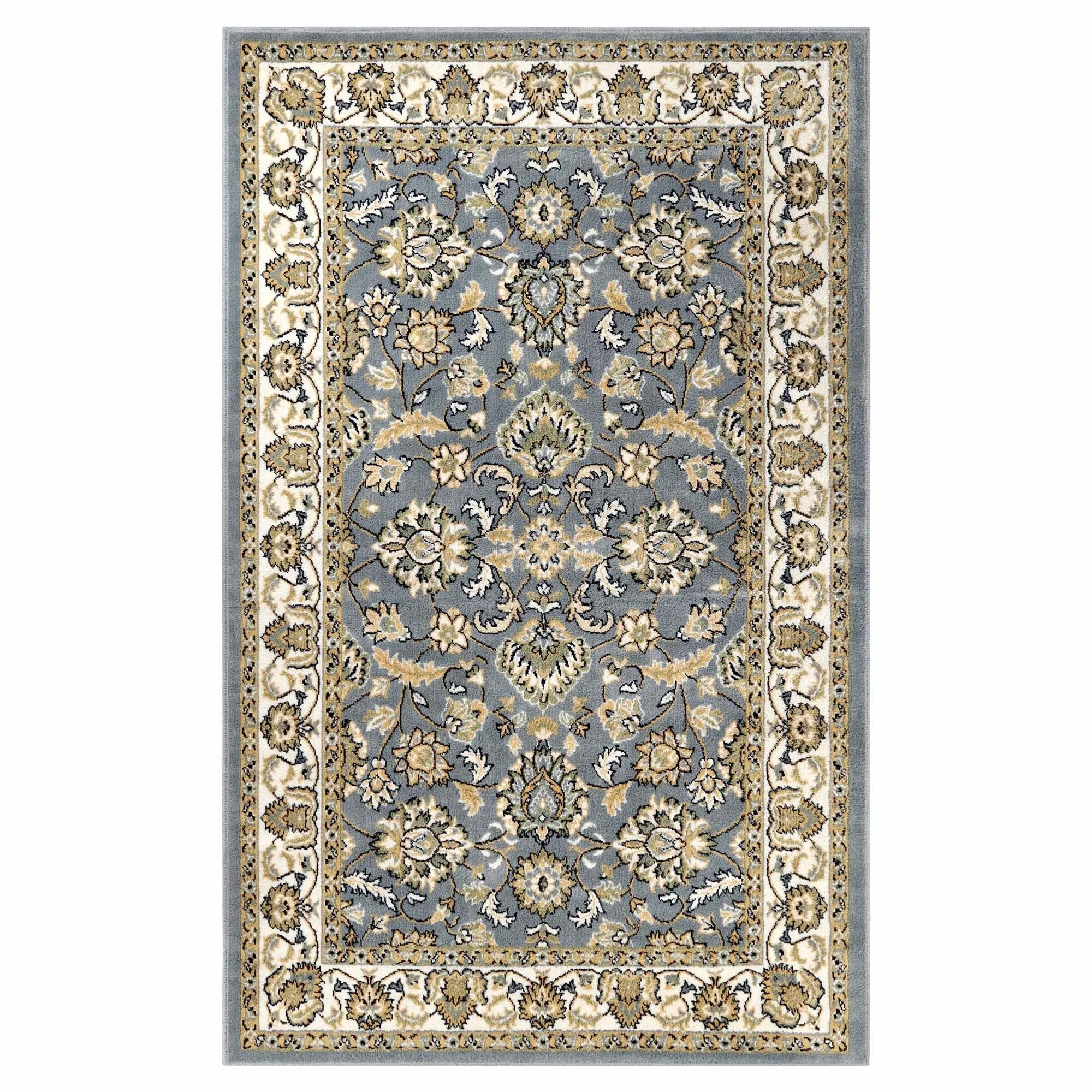 Superior Lille Traditional Floral Indoor Runner or Area Rug