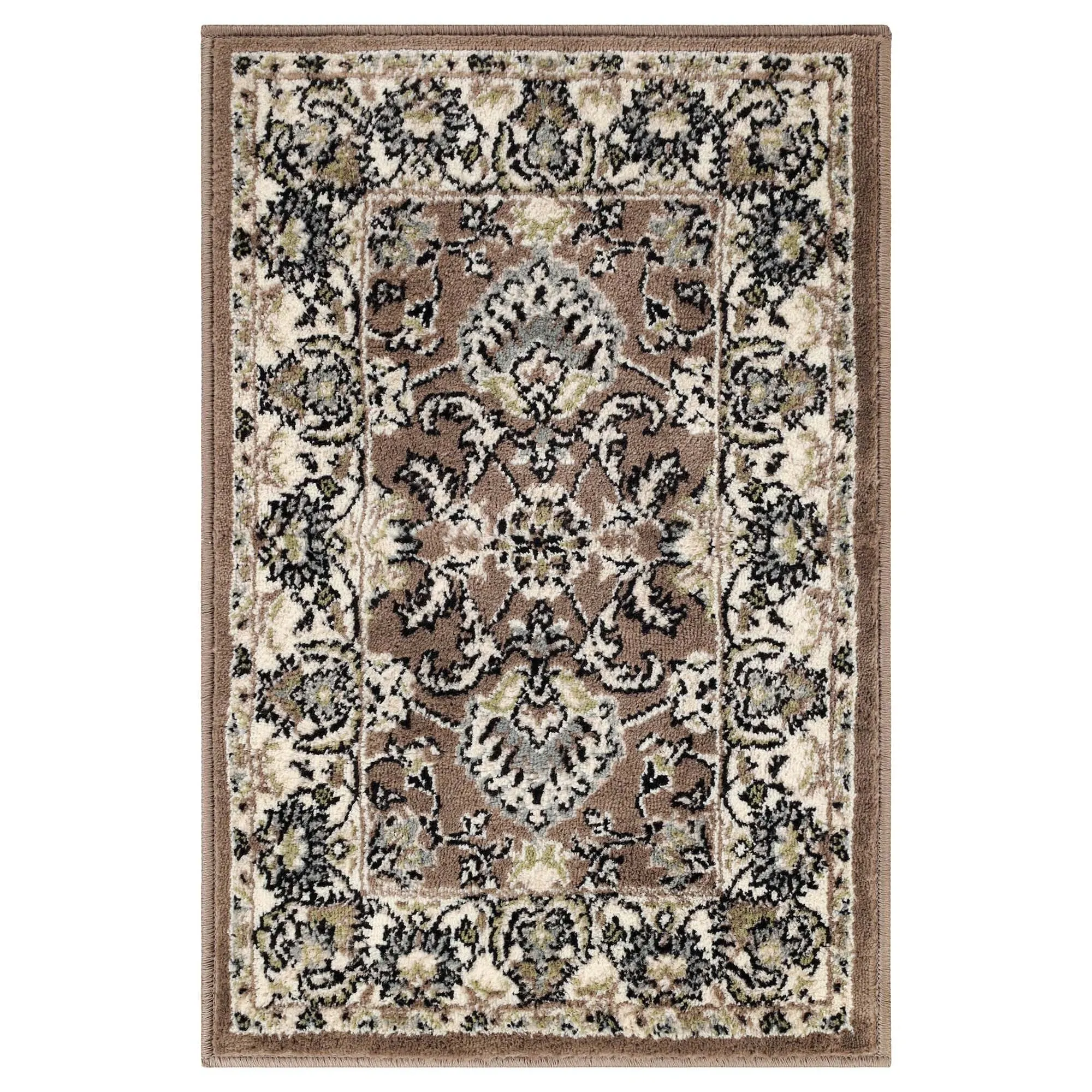 Superior Lille Traditional Floral Indoor Runner or Area Rug