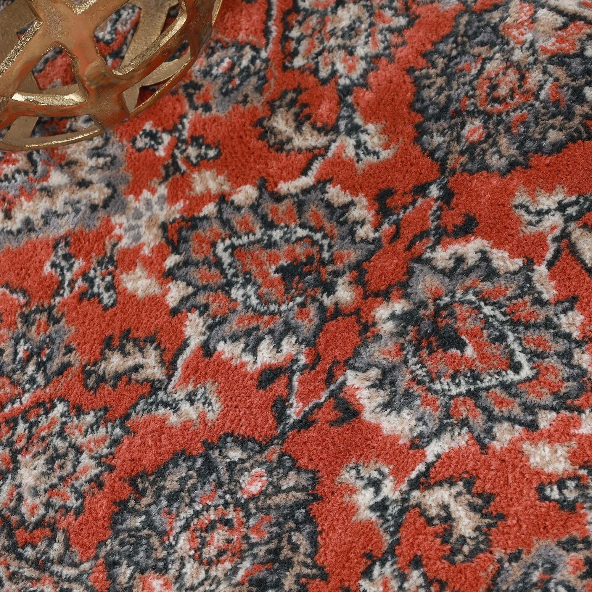 Superior Lille Traditional Floral Indoor Runner or Area Rug