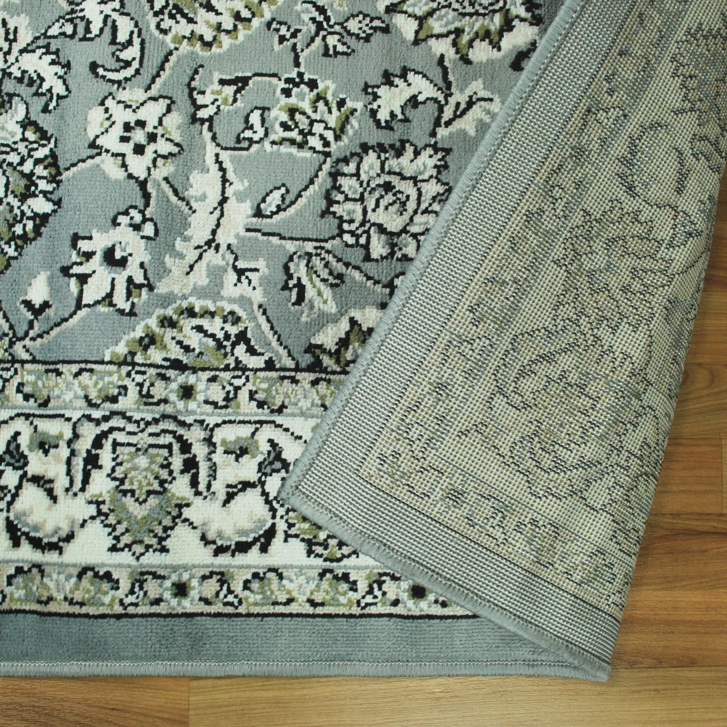 Superior Lille Traditional Floral Indoor Runner or Area Rug