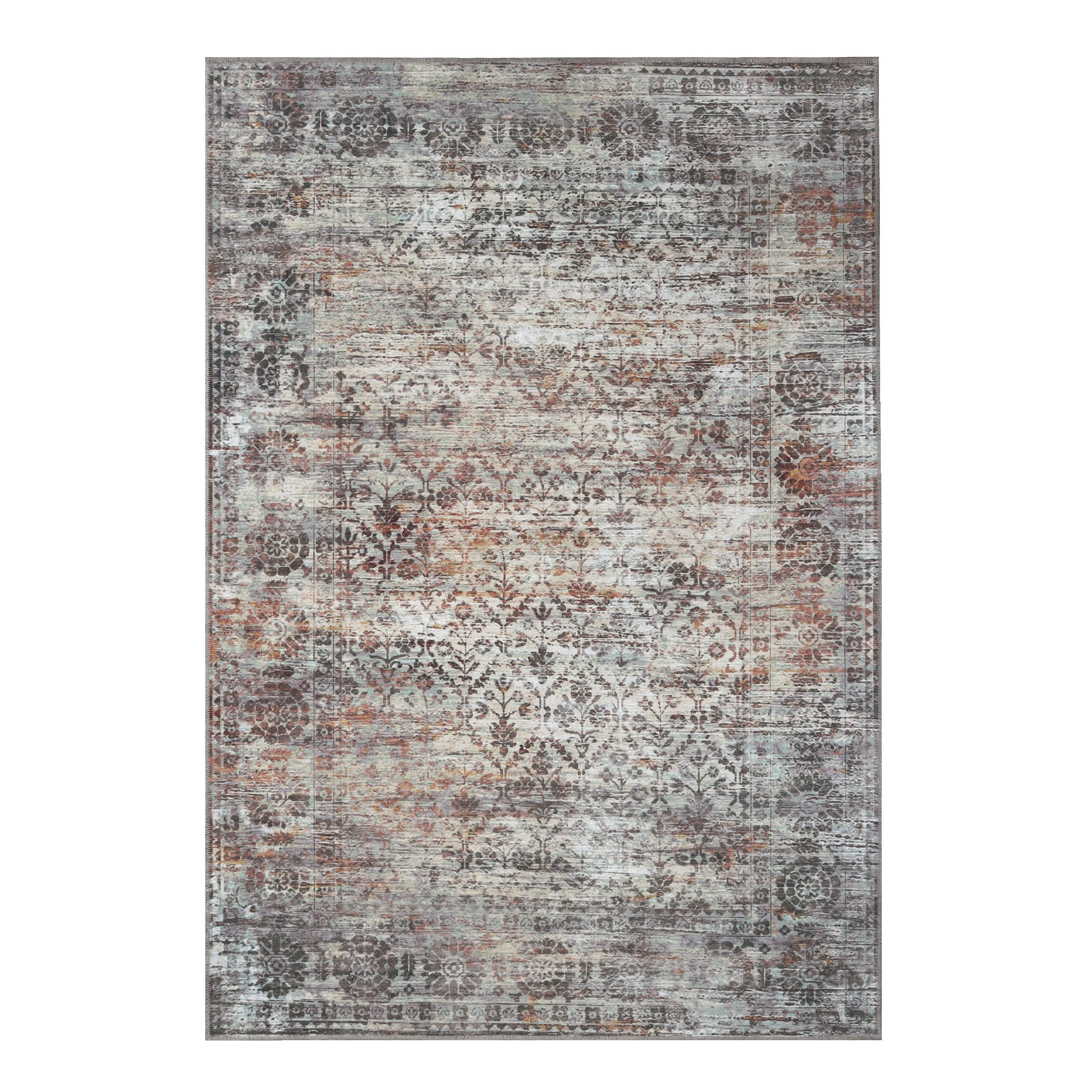 Superior Macaw Lattice Non-Slip Machine Washable Indoor Area Rug or Runner
