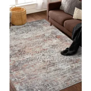 Superior Macaw Lattice Non-Slip Machine Washable Indoor Area Rug or Runner