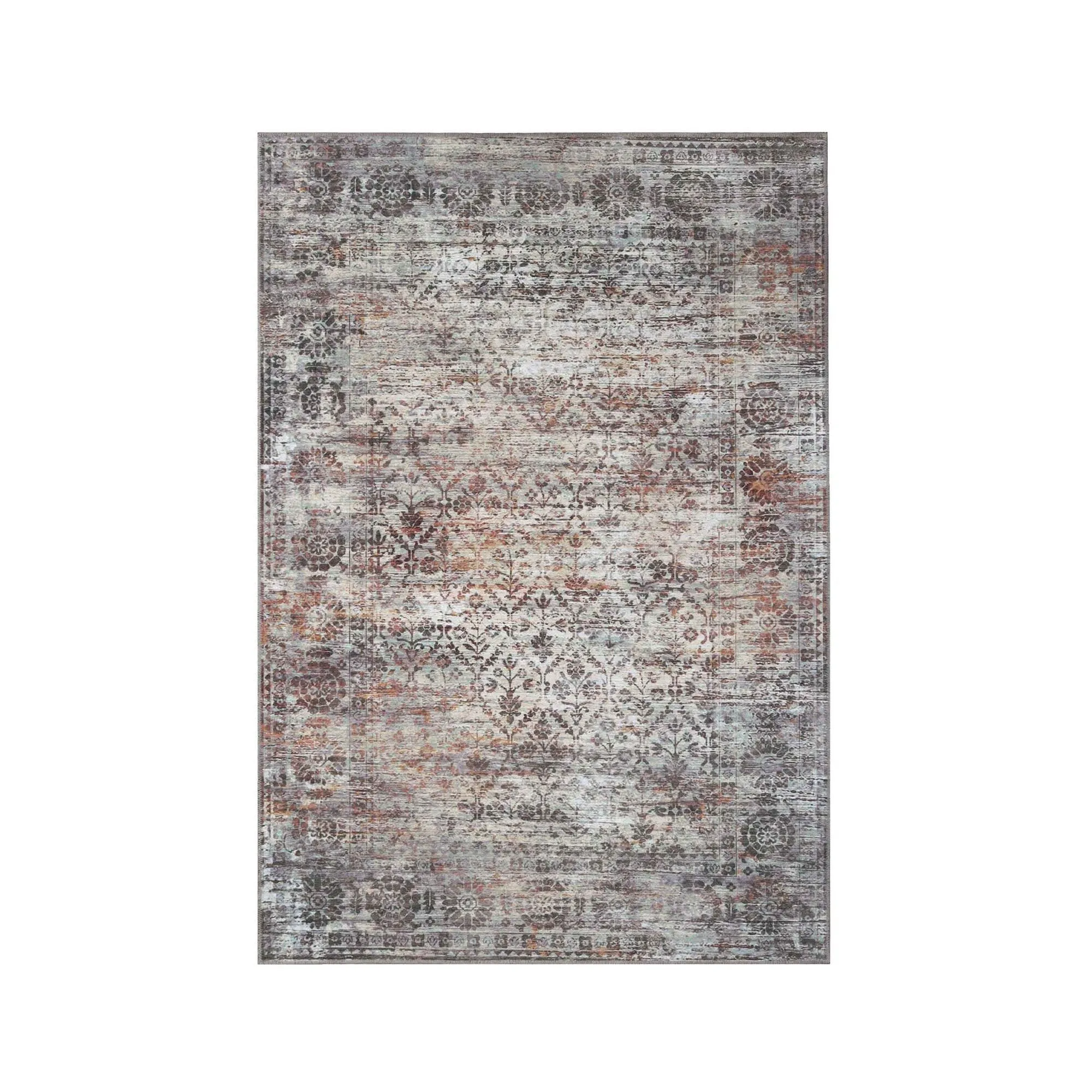 Superior Macaw Lattice Non-Slip Machine Washable Indoor Area Rug or Runner