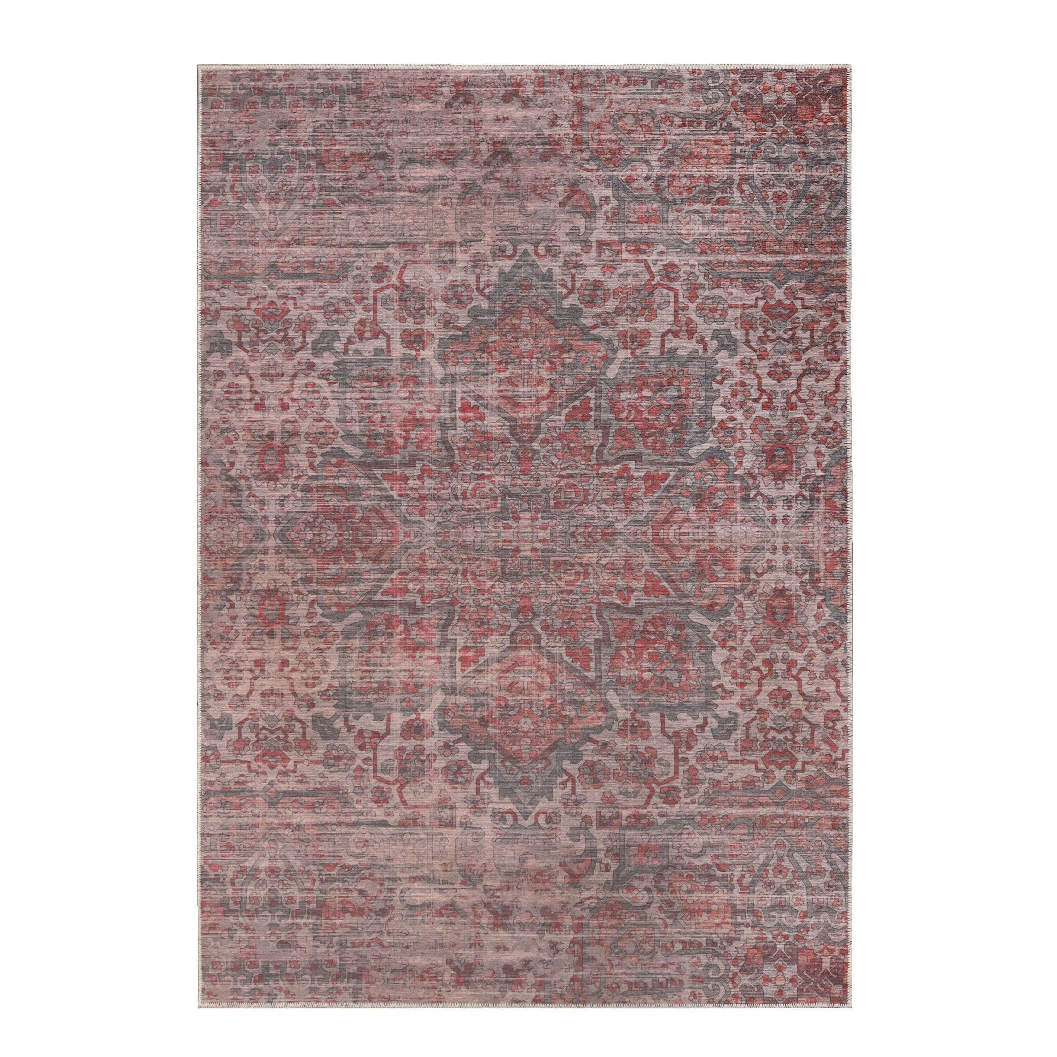Superior Manakin Boho Non-Slip Machine Washable Indoor Area Rug or Runner