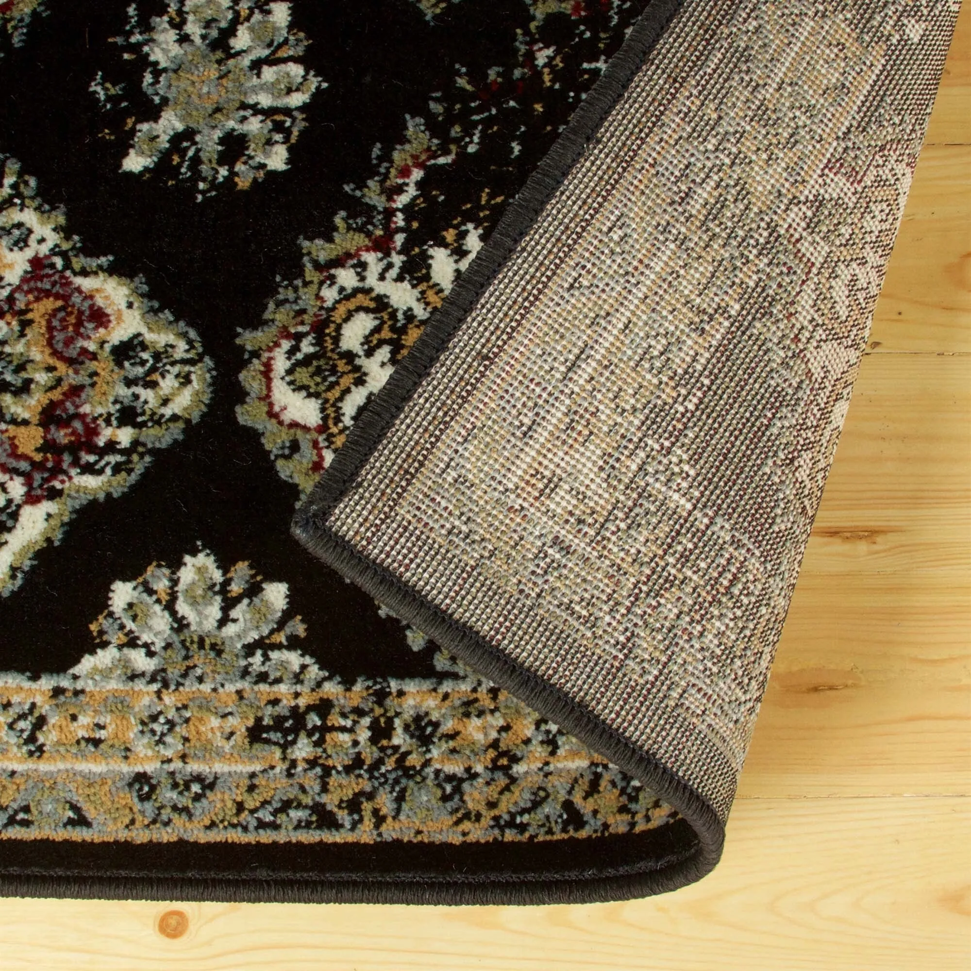 Superior Mayfair Distressed Damask Indoor Runner or Area Rug