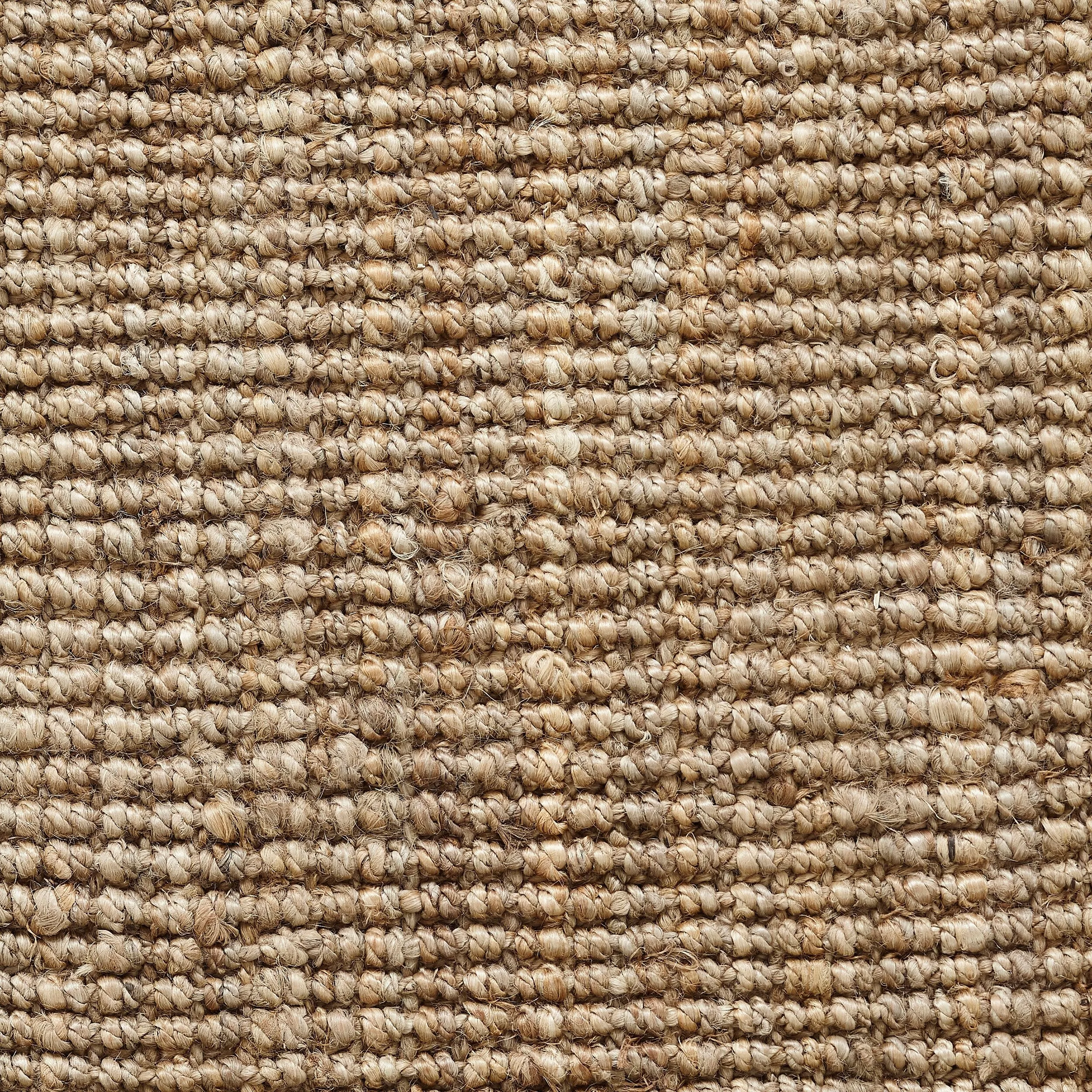 Superior Modern Coastal Rustic Handwoven Braided Jute Indoor Area Rug