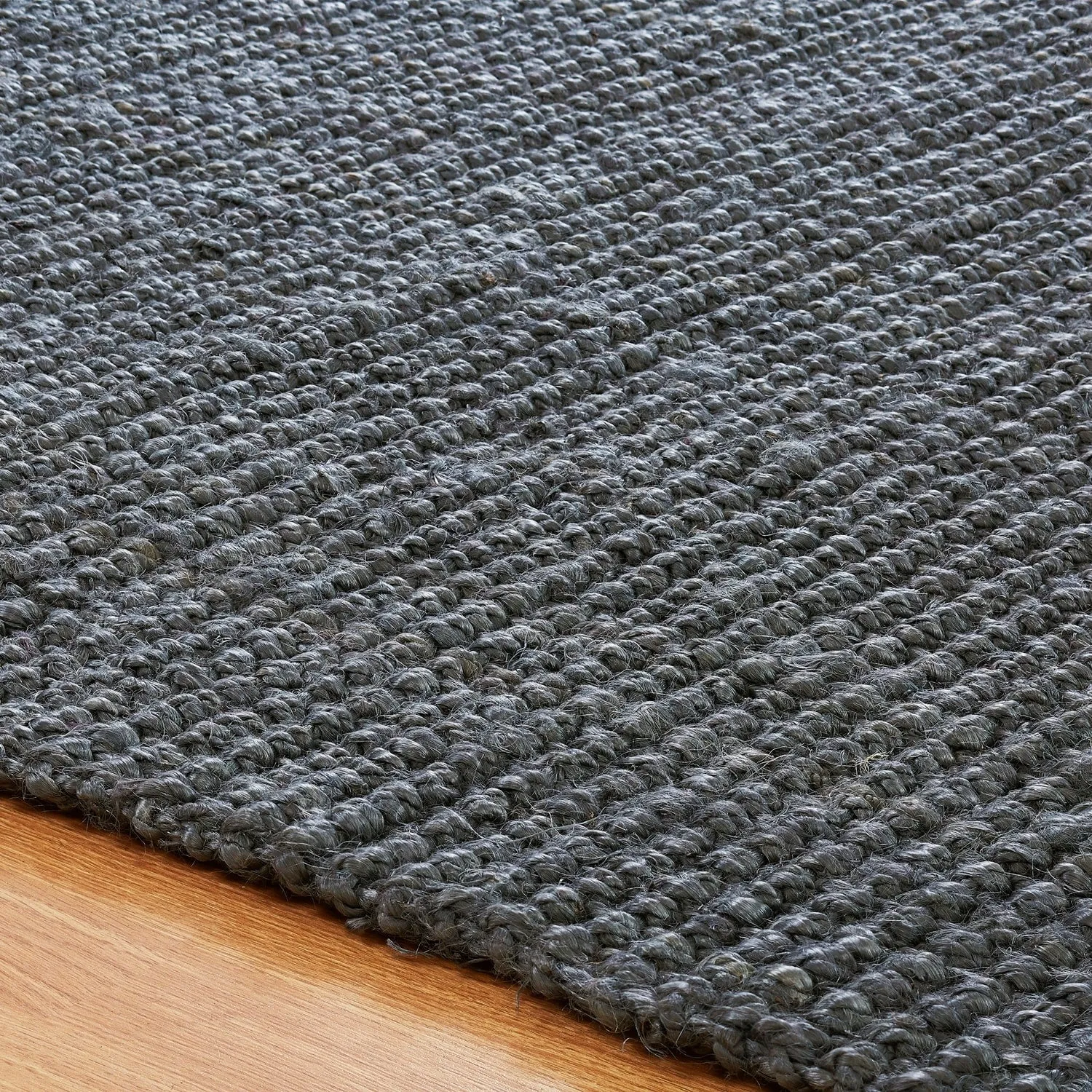 Superior Modern Coastal Rustic Handwoven Braided Jute Indoor Area Rug